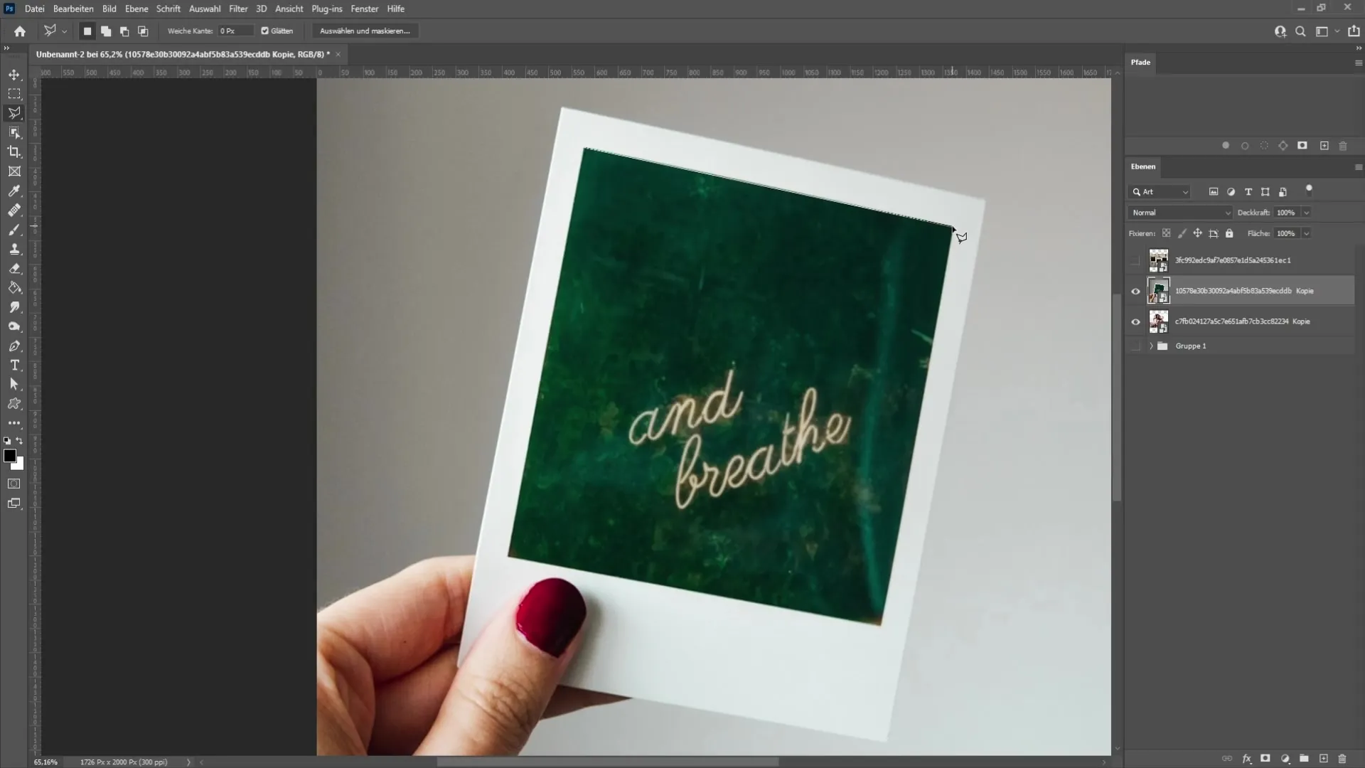 Create a creative Polaroid effect in Photoshop