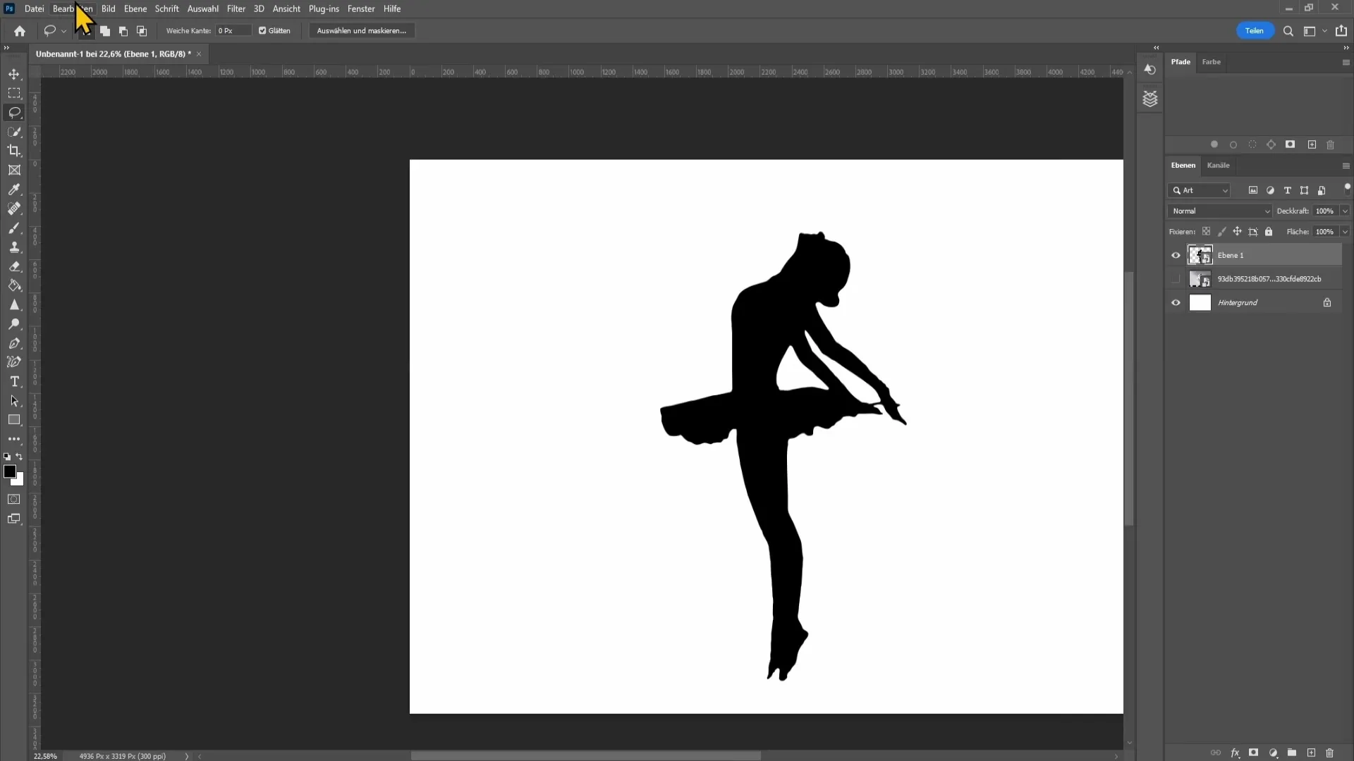 Creating a silhouette from photos in Photoshop - A comprehensive guide