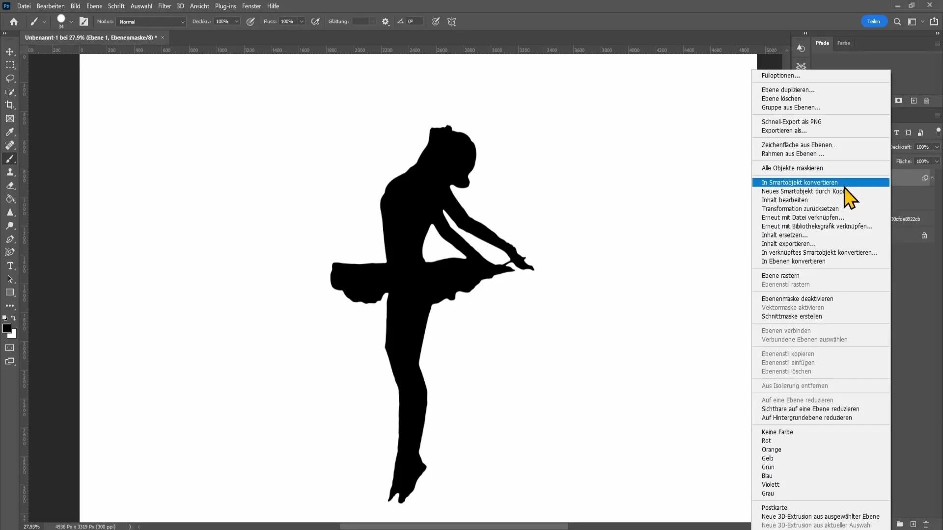 Creating a silhouette from photos in Photoshop - A comprehensive guide