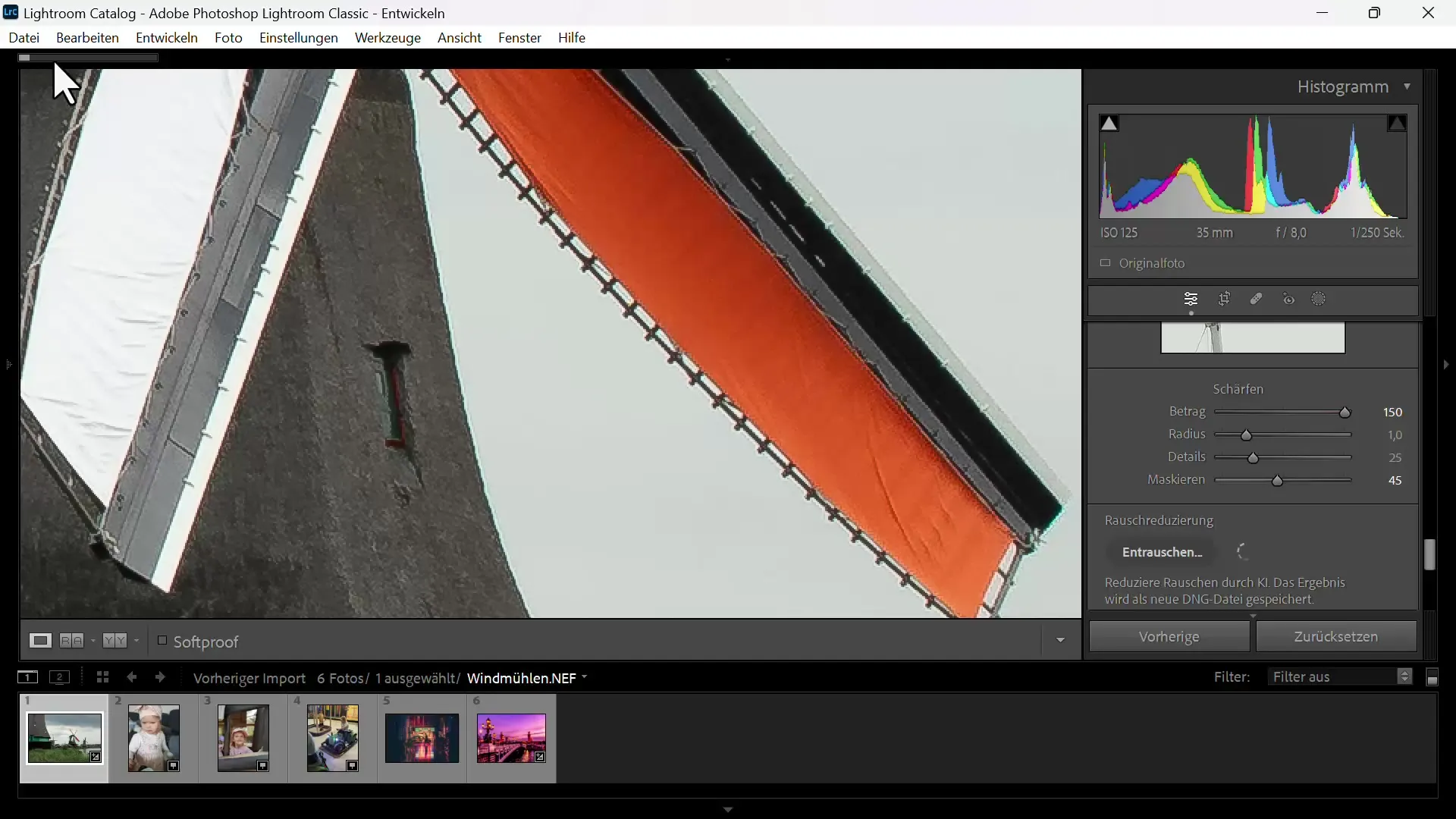 Optimally sharpen images in Adobe Lightroom - your step-by-step guide