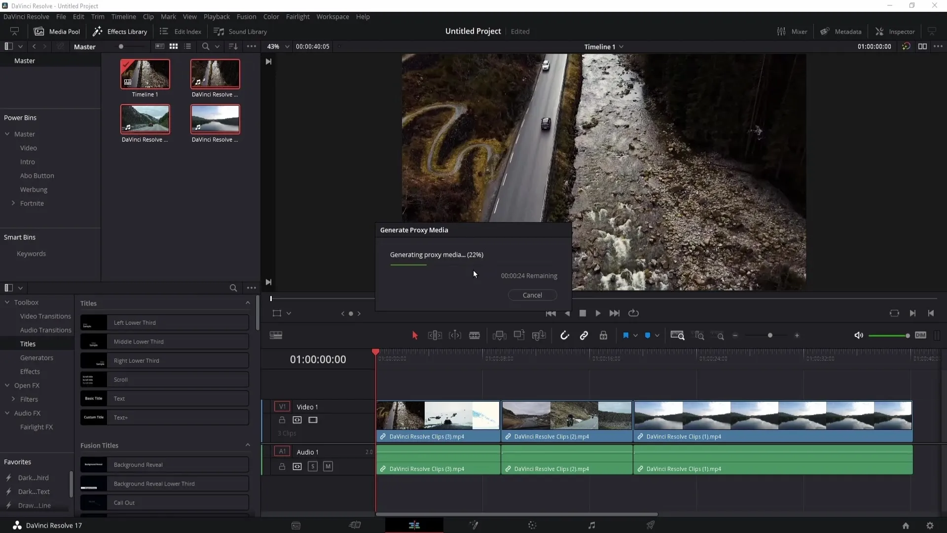 Optimally utilize proxy media in DaVinci Resolve