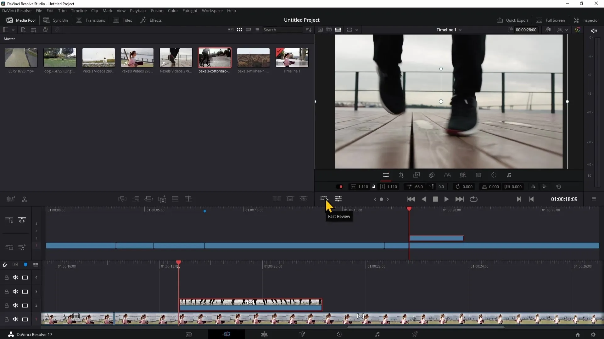 DaVinci Resolve: Effizientes Schneiden mit der Cut Page