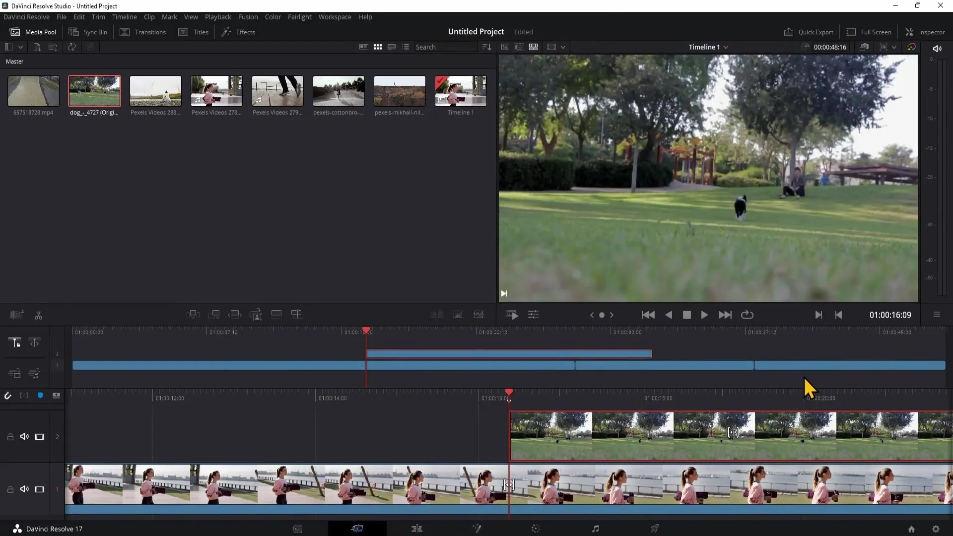 DaVinci Resolve: Efficient editing with the Cut Page