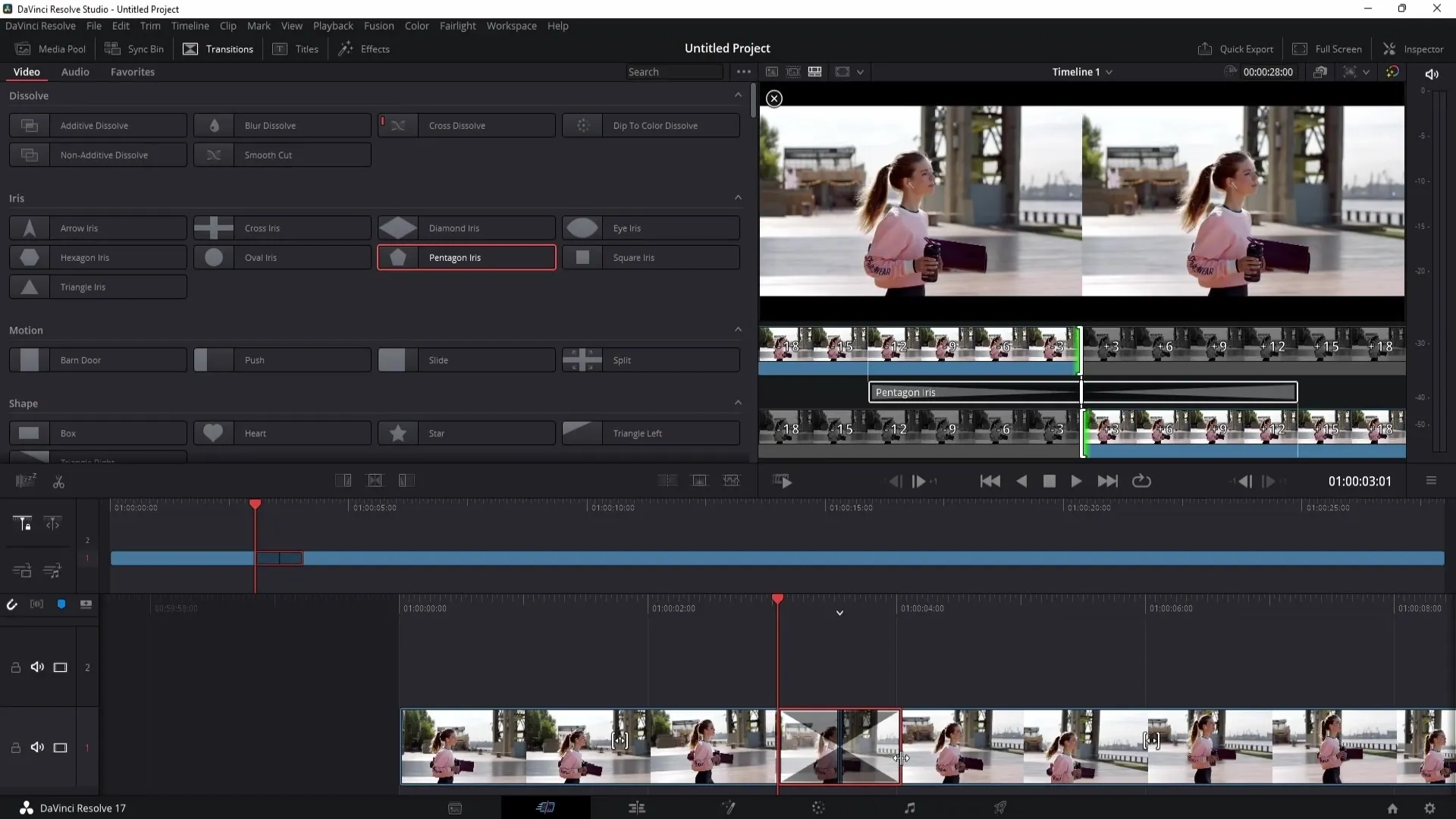 DaVinci Resolve: Memotong secara efisien dengan halaman potong