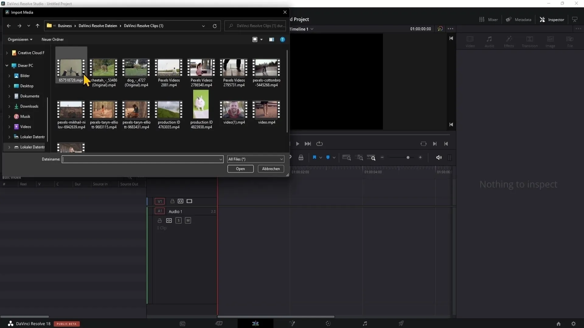 DaVinci Resolve: rediģēšanas lapas izpēte un darbs ar efektu