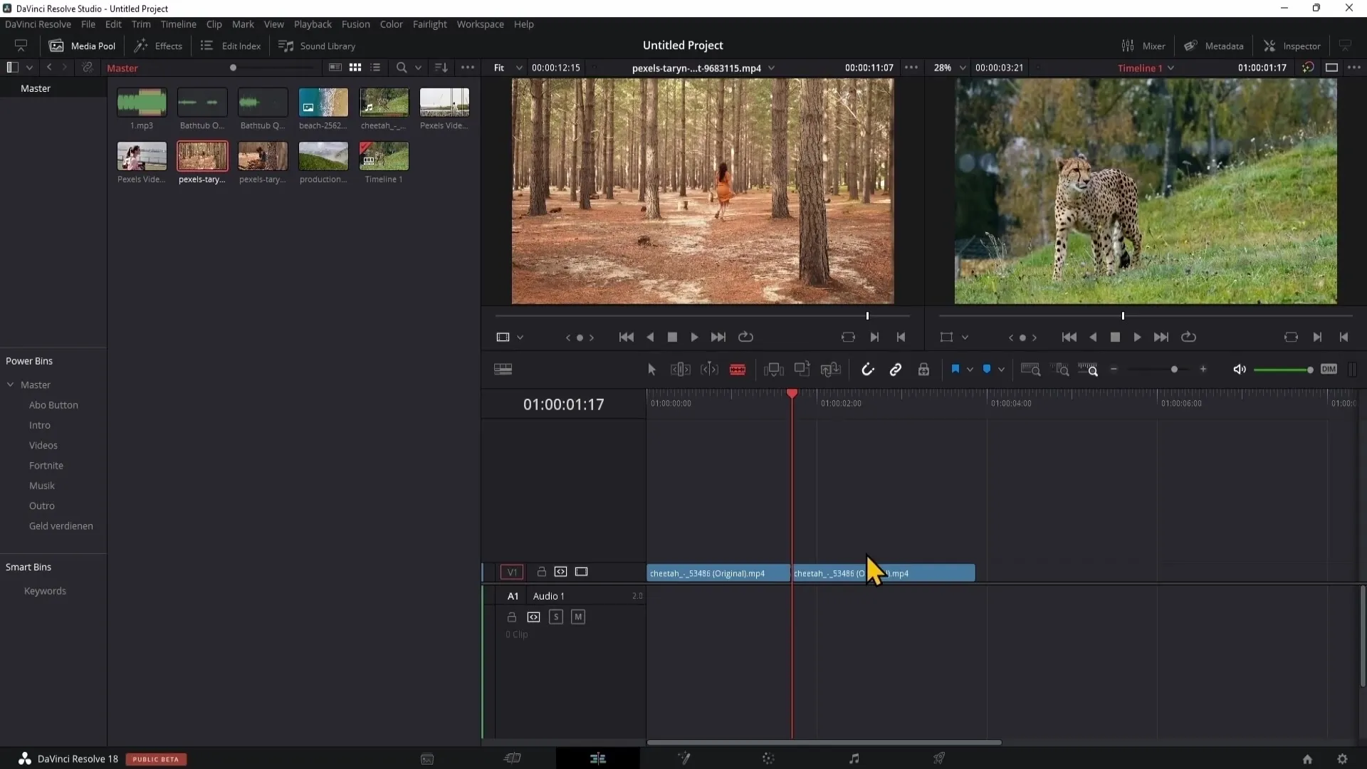 Exploring the Edit Page and Working Effectively in DaVinci Resolve