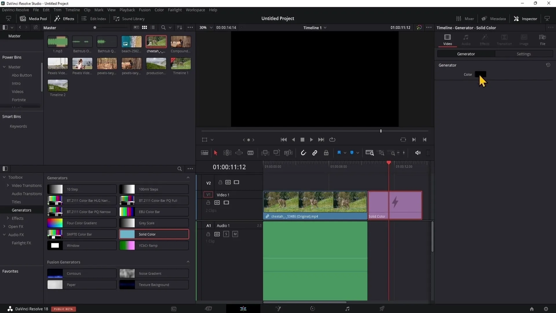 Efficient video editing with DaVinci Resolve: Step by step