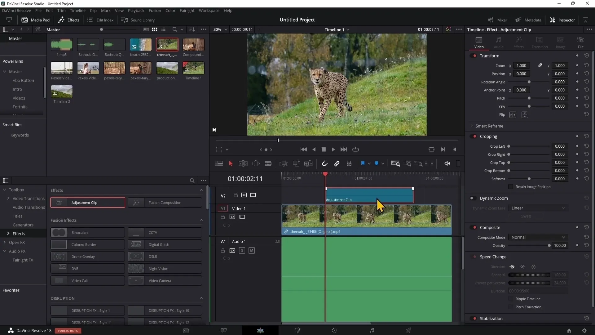 Efficient video editing with DaVinci Resolve: Step by step