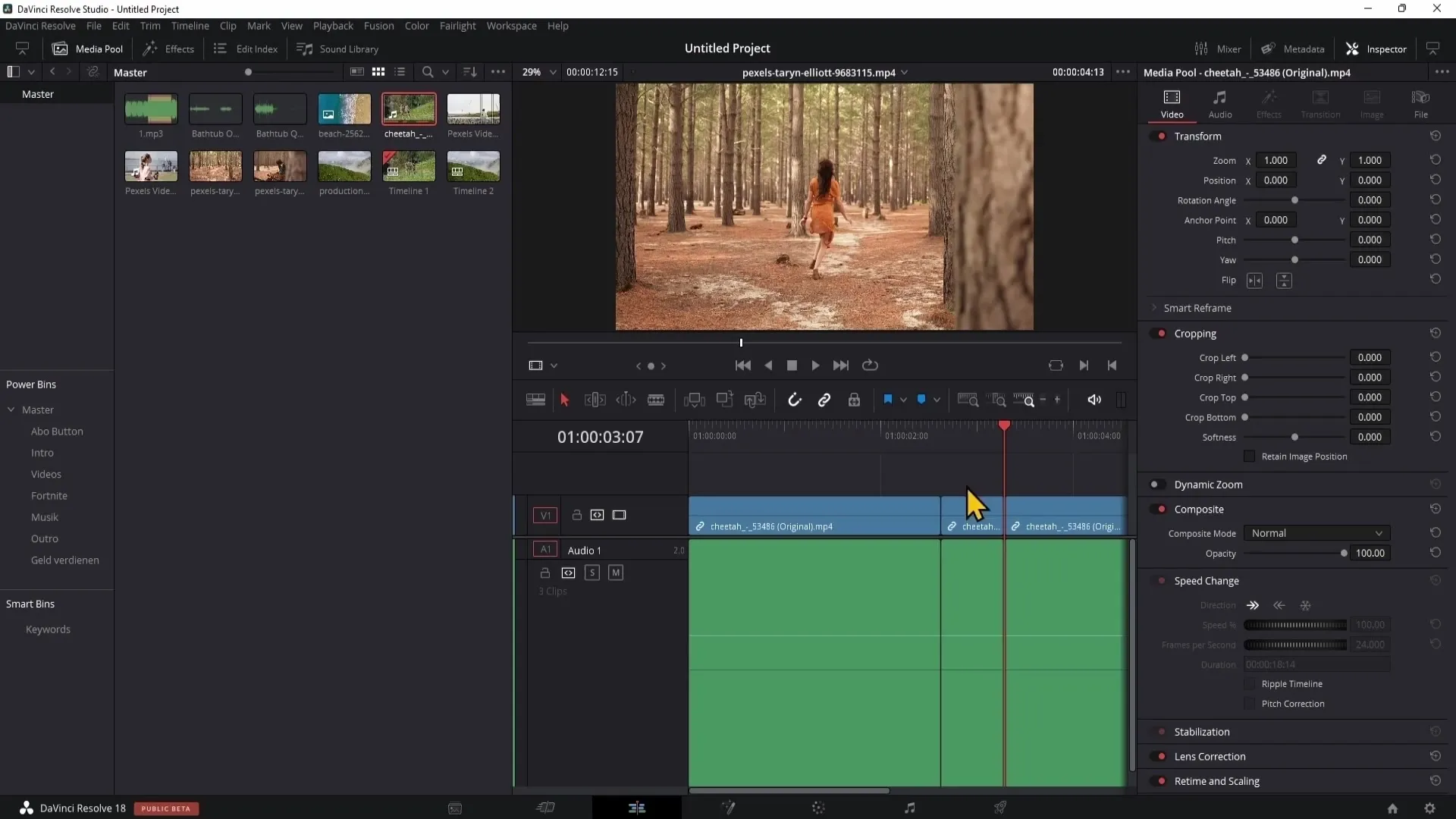 Efficient video editing with DaVinci Resolve: Step by Step