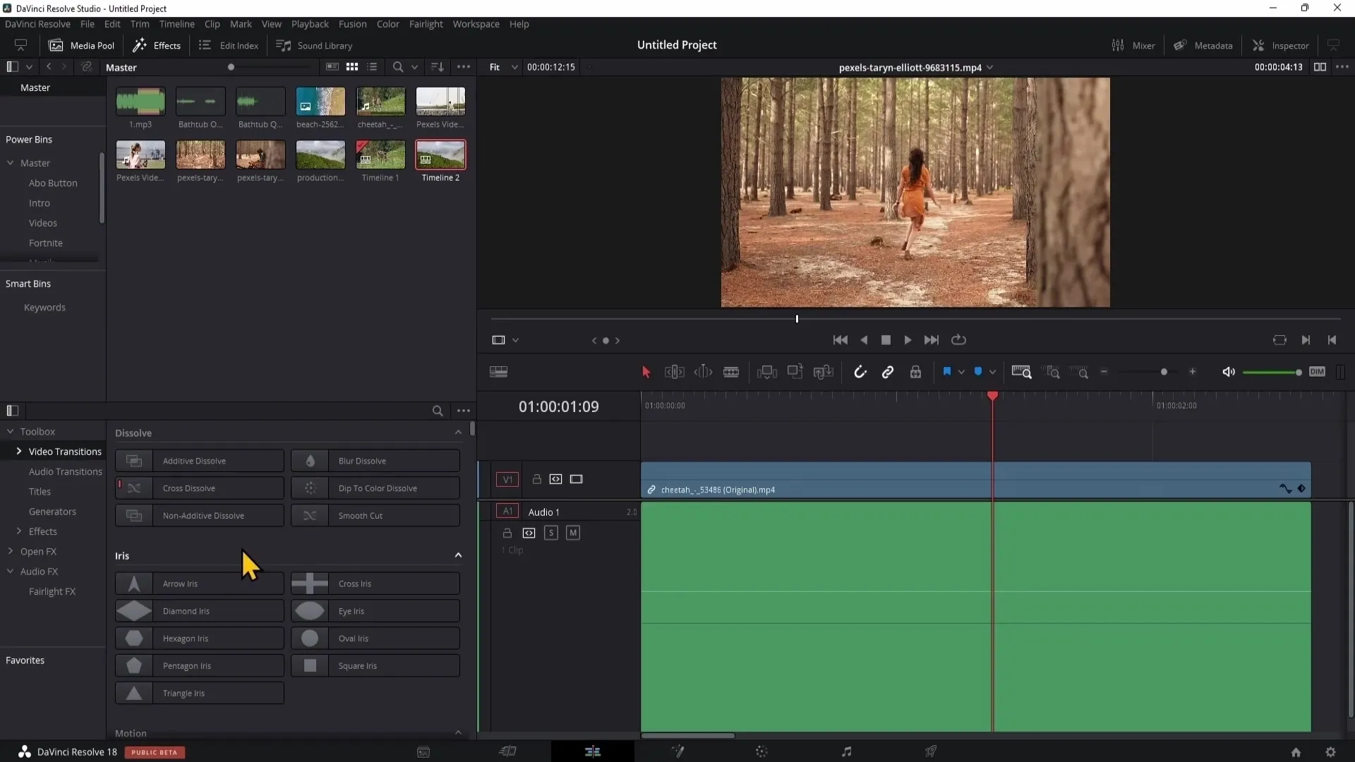 Efficient video editing with DaVinci Resolve: Step by step