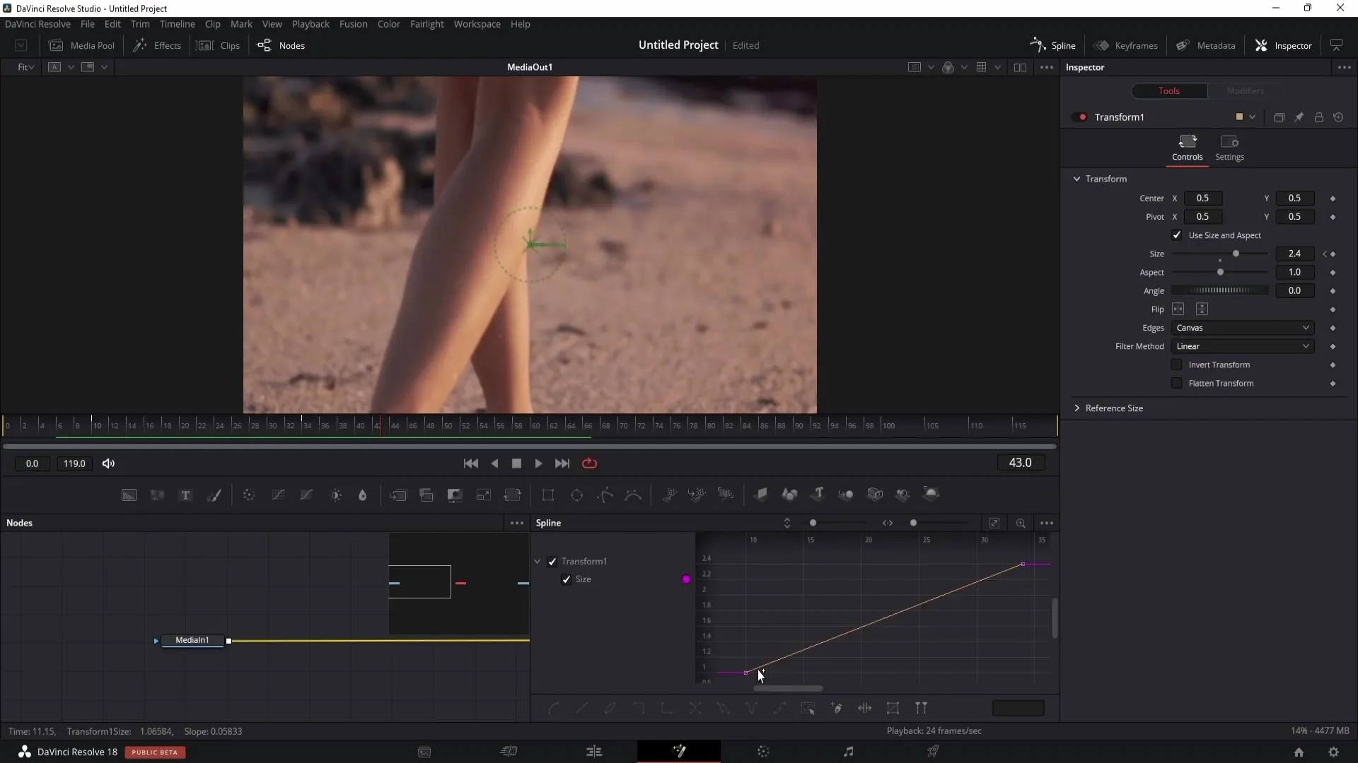 The basics of the Fusion area in DaVinci Resolve