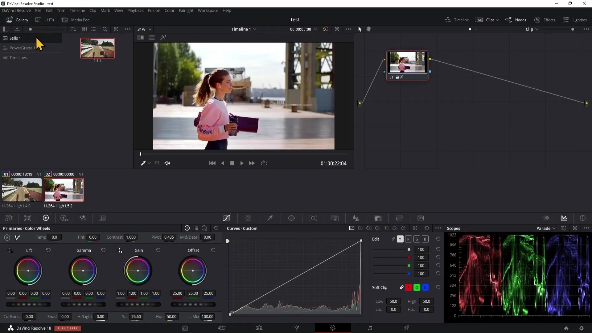 Koreksi warna di DaVinci Resolve: Panduan lengkap