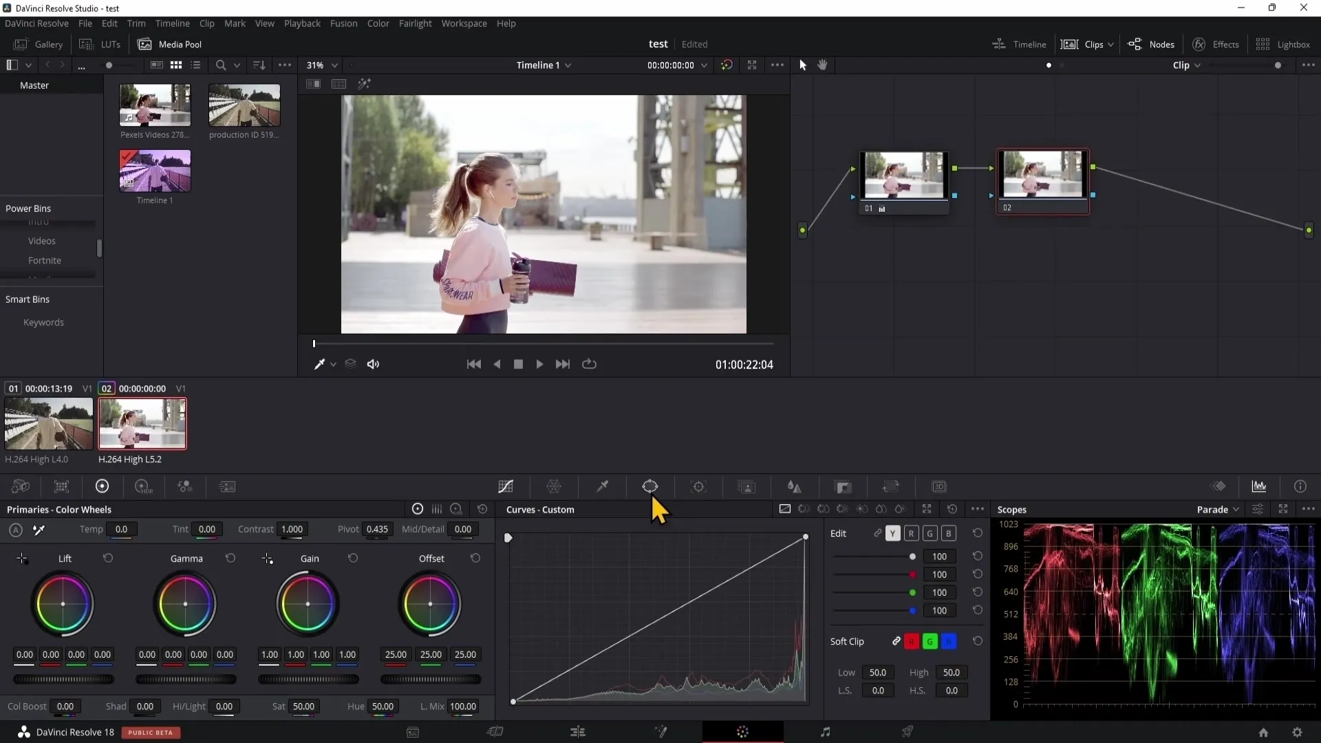 Koreksi warna di DaVinci Resolve: Panduan lengkap