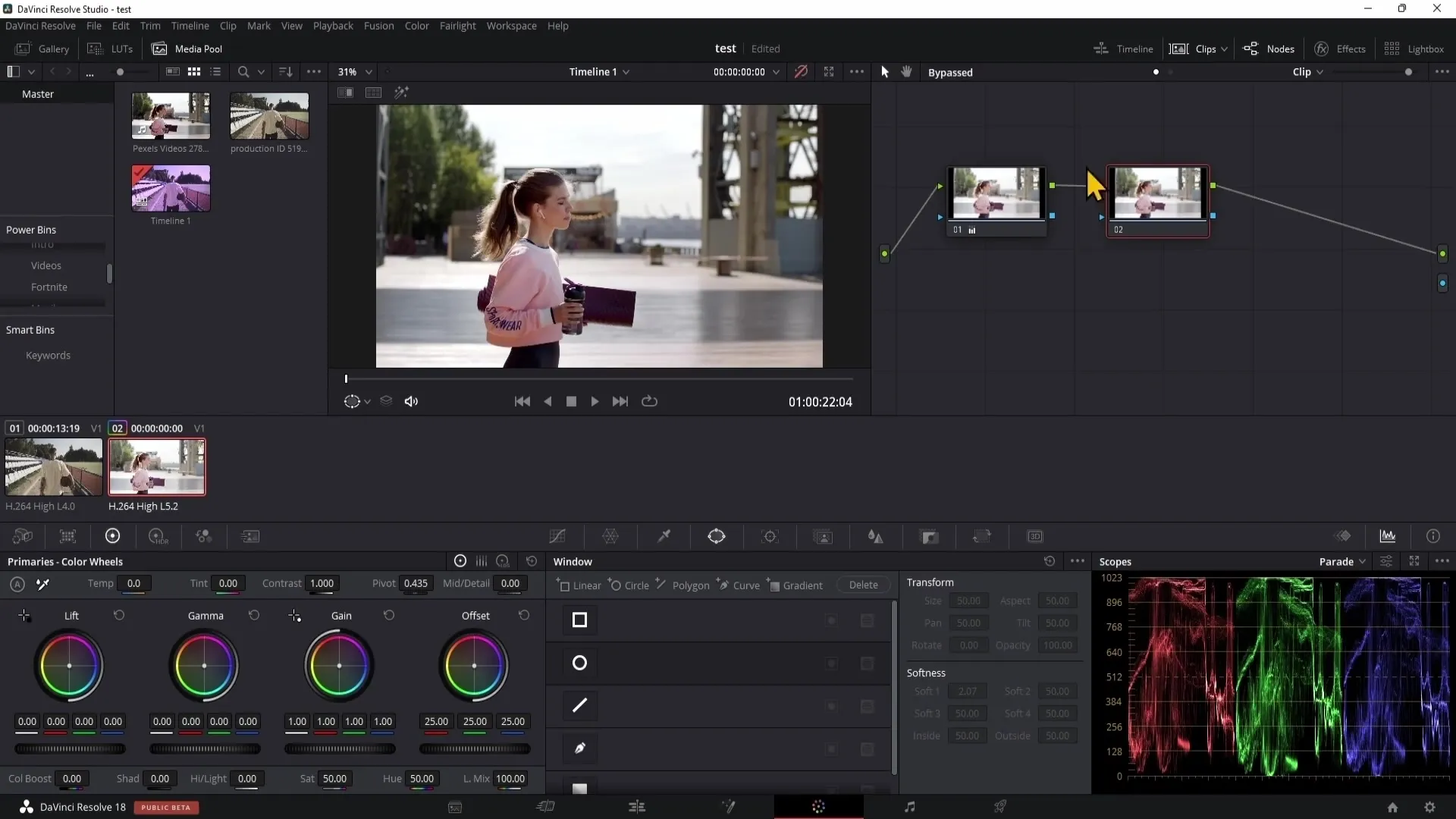 Koreksi warna di DaVinci Resolve: Panduan lengkap