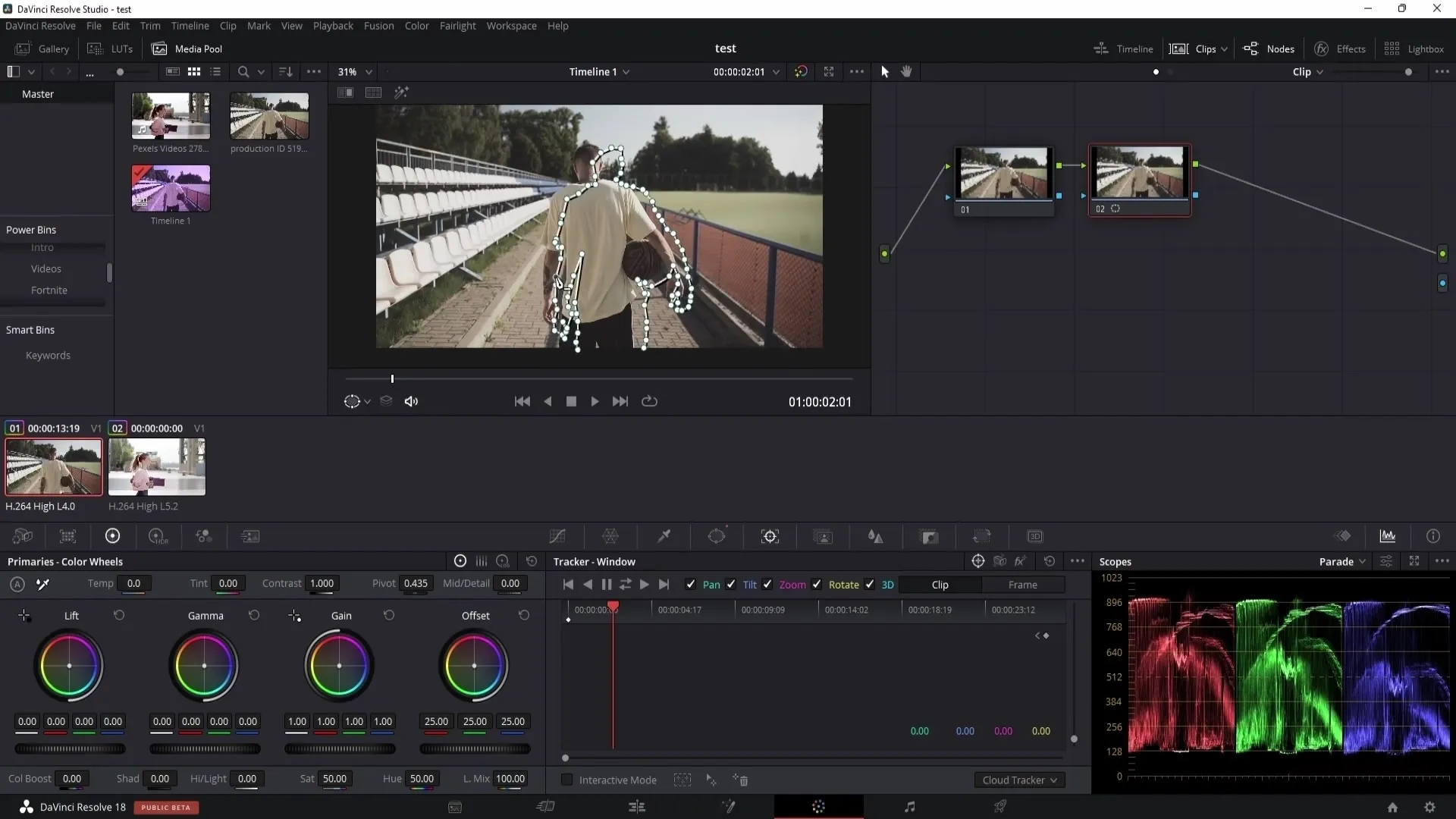 DaVinci Resolve color correction with the qualifier - Guide for beginners