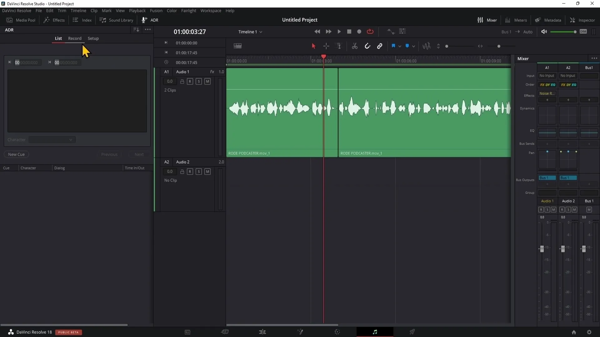 Pengeditan audio profesional di DaVinci Resolve: Panduan lengkap