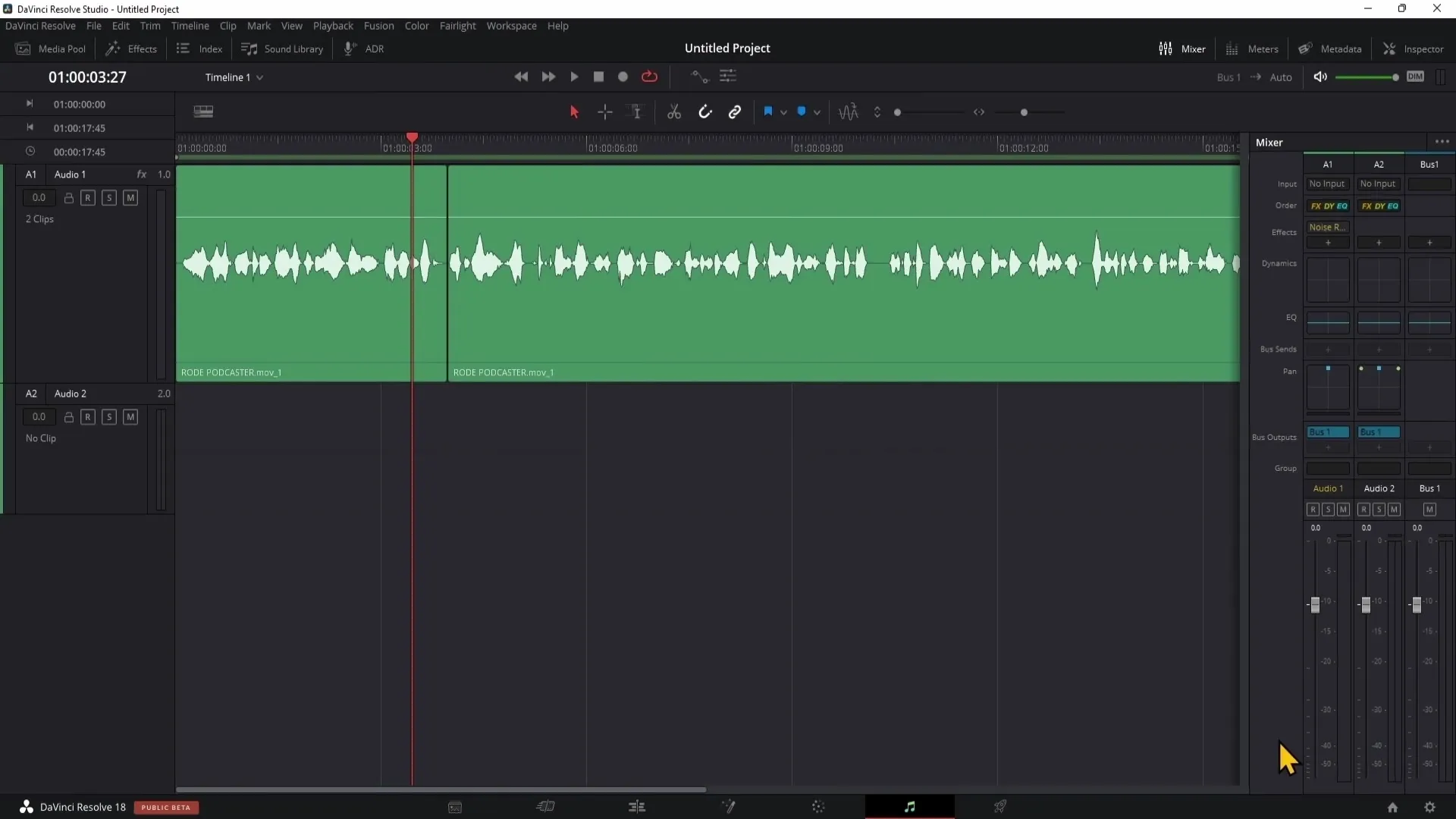 Pengeditan audio profesional di DaVinci Resolve: Panduan komprehensif