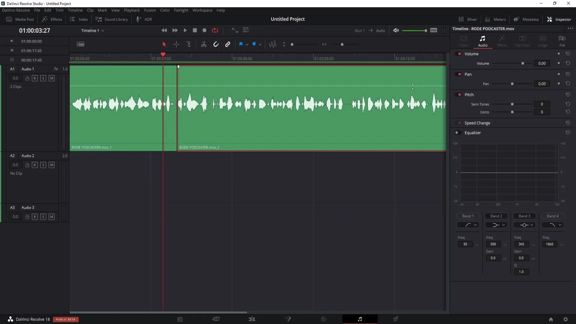 Pengeditan audio profesional di DaVinci Resolve: Panduan komprehensif