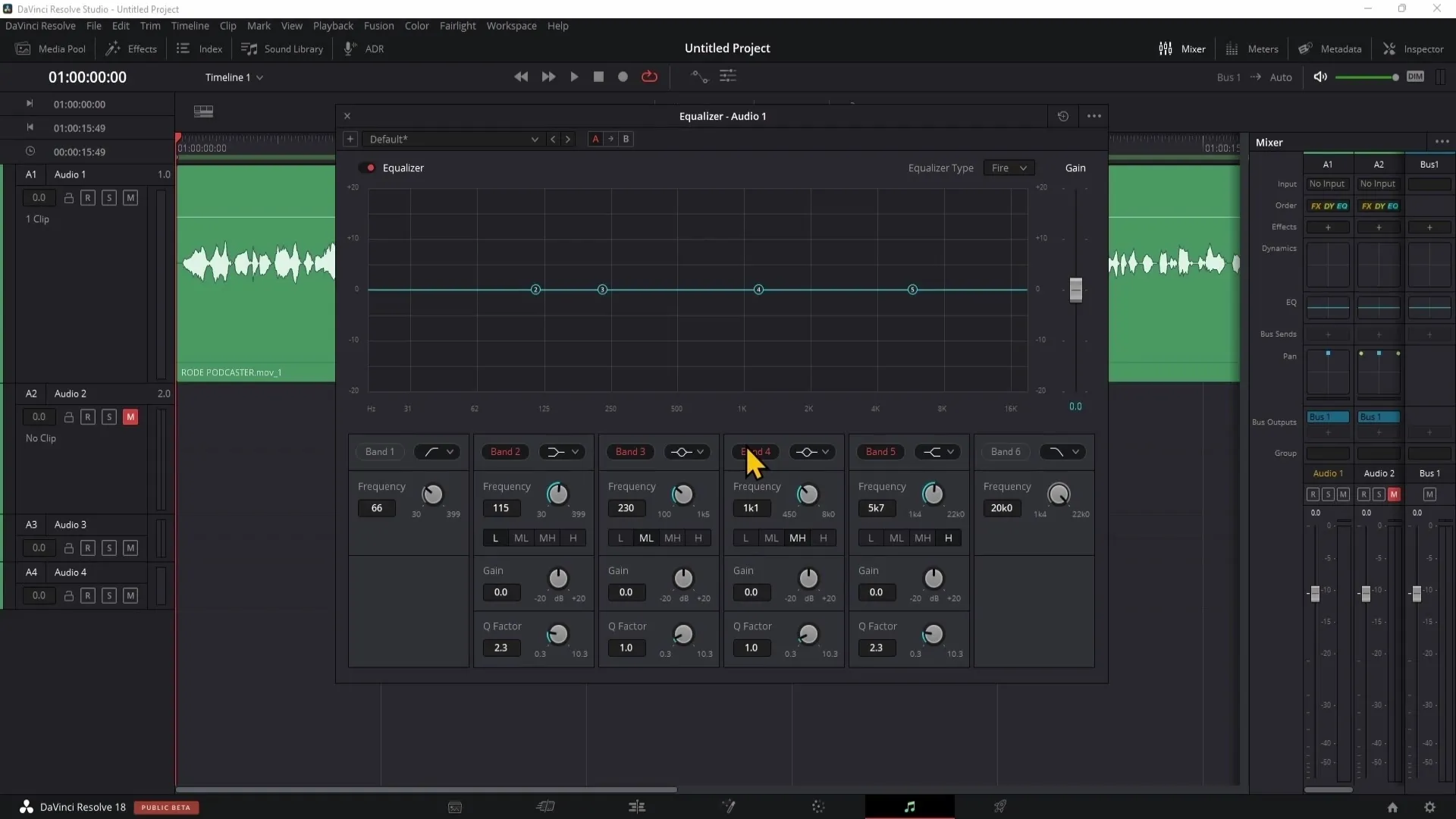 Pengeditan audio profesional dalam DaVinci Resolve: Panduan lengkap