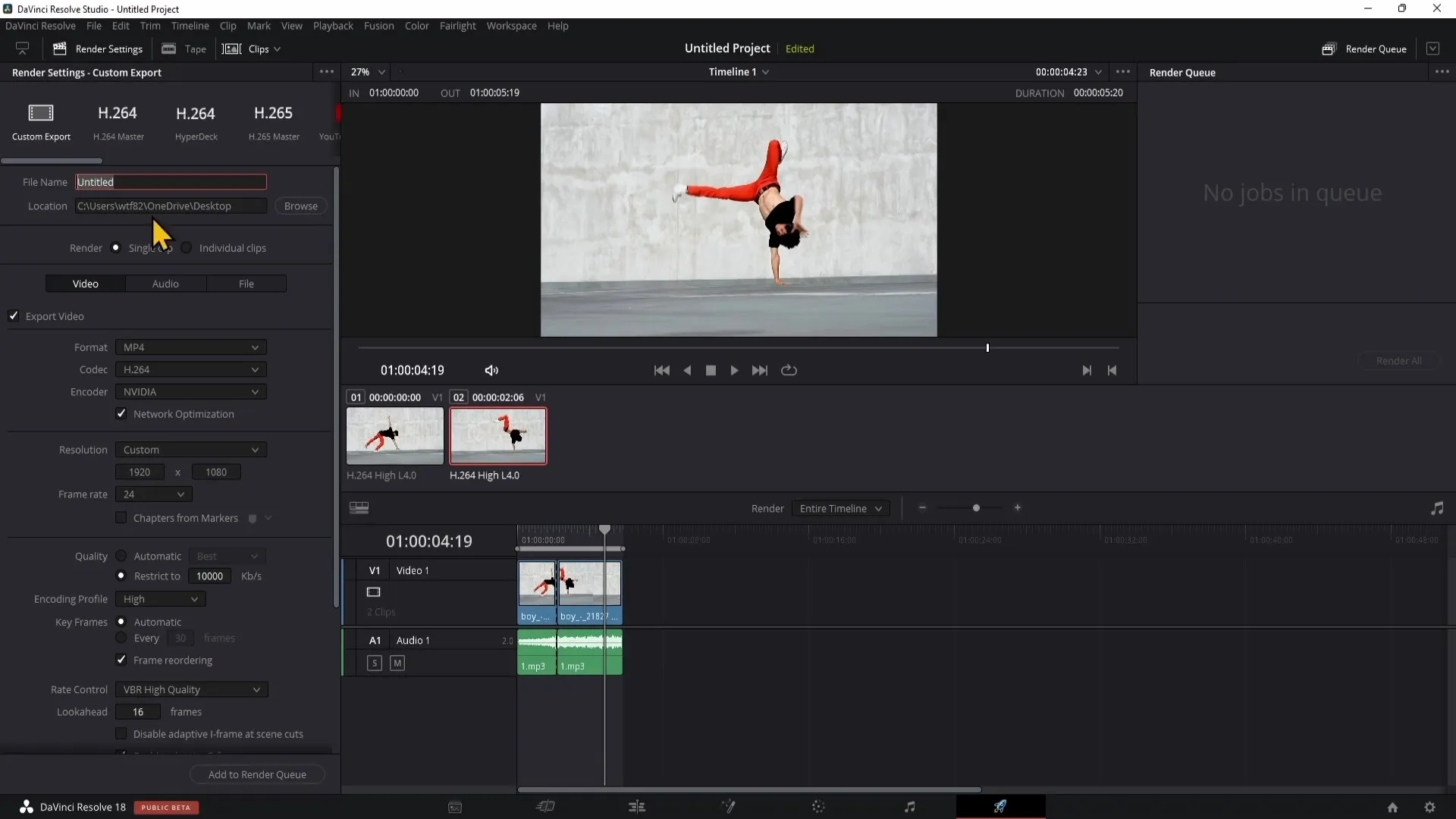 Effektives Arbeiten im Deliver-Bereich von DaVinci Resolve