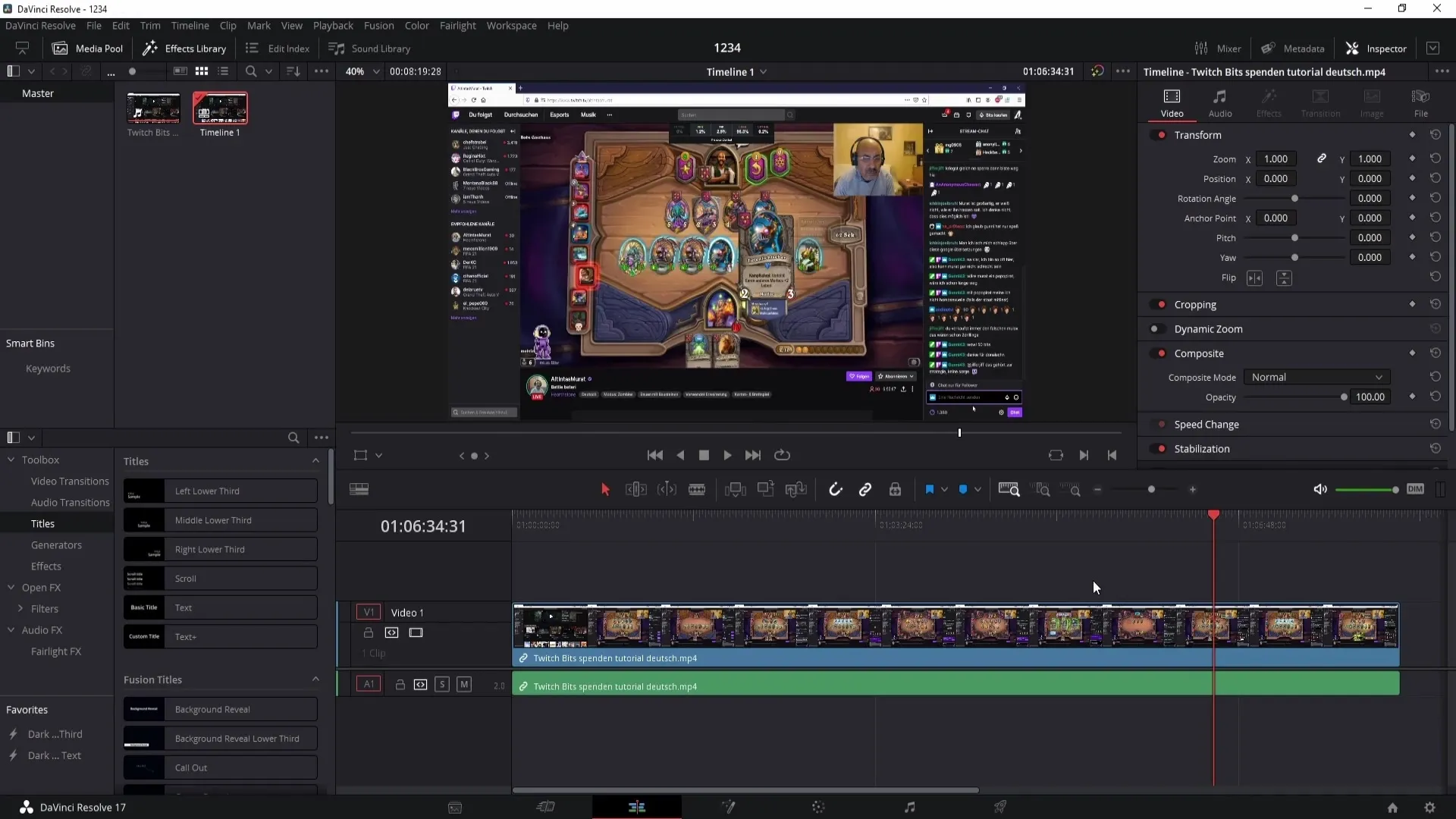 Menyimpan proyek di DaVinci Resolve - Panduan yang mudah