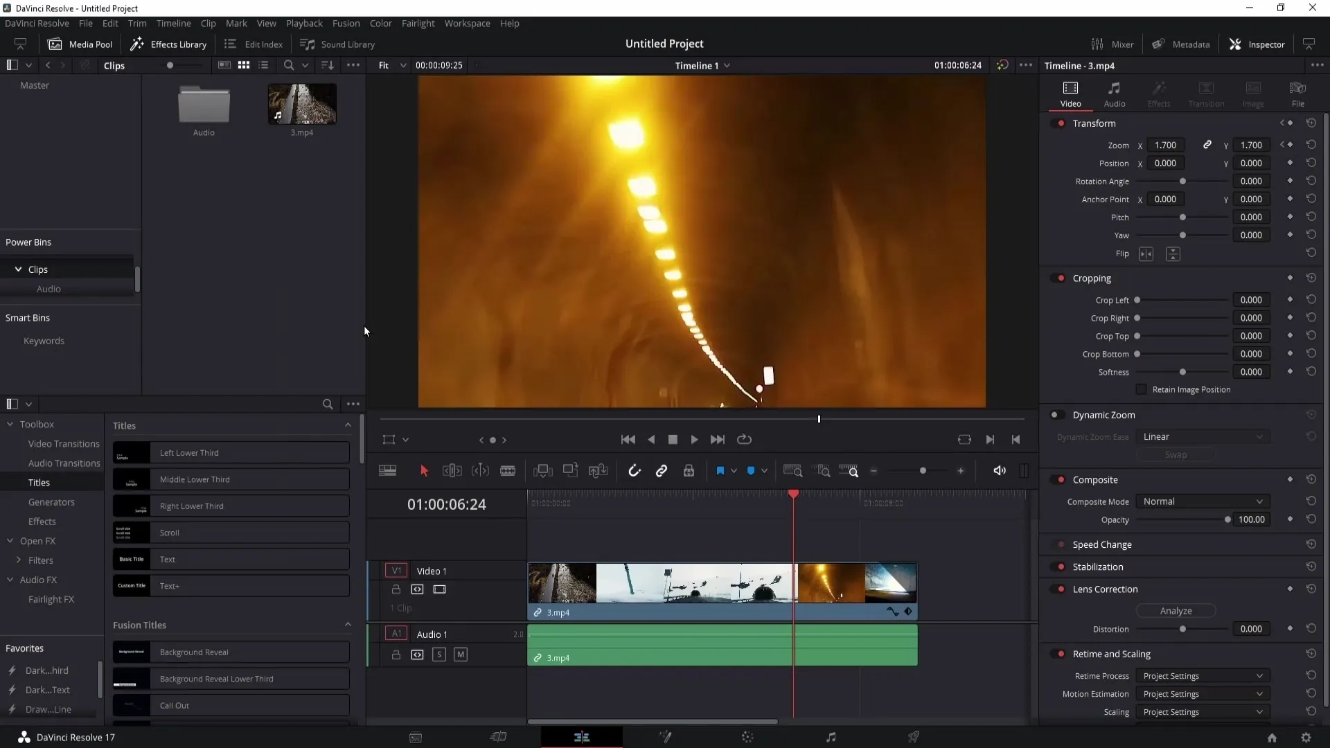 Pemanfaatan Power Bins dan Smart Bins dengan efisien dalam DaVinci Resolve