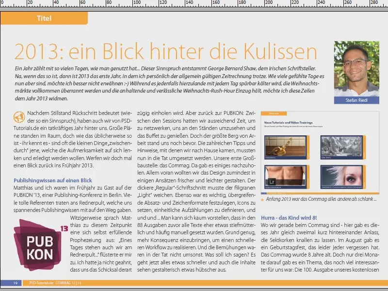 Utiliser des aides visuelles dans InDesign