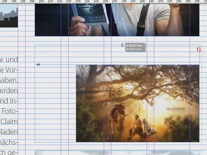 Využívať vizuálne nástroje v programe InDesign.