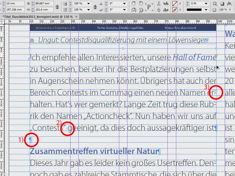 Brug af visuelle hjælpemidler i InDesign