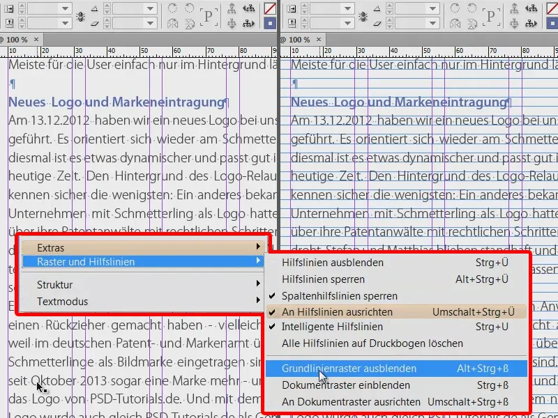 Utiliser des outils visuels dans InDesign