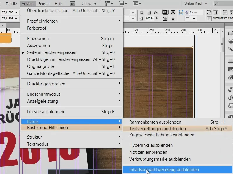 Utiliser des outils visuels dans InDesign.