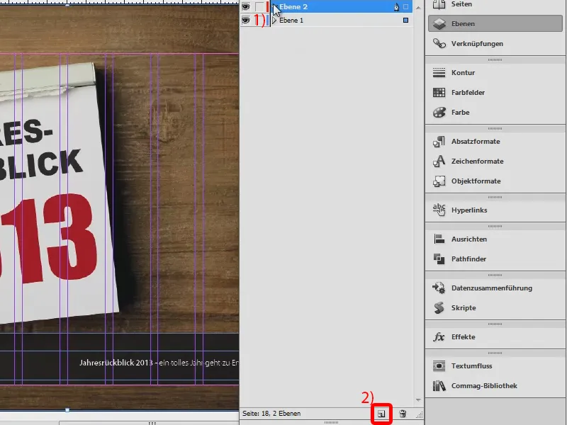 Utiliser des outils visuels dans InDesign.