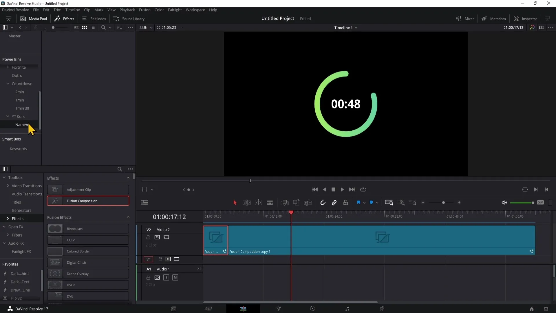 Effectively using Fusion Composition in DaVinci Resolve