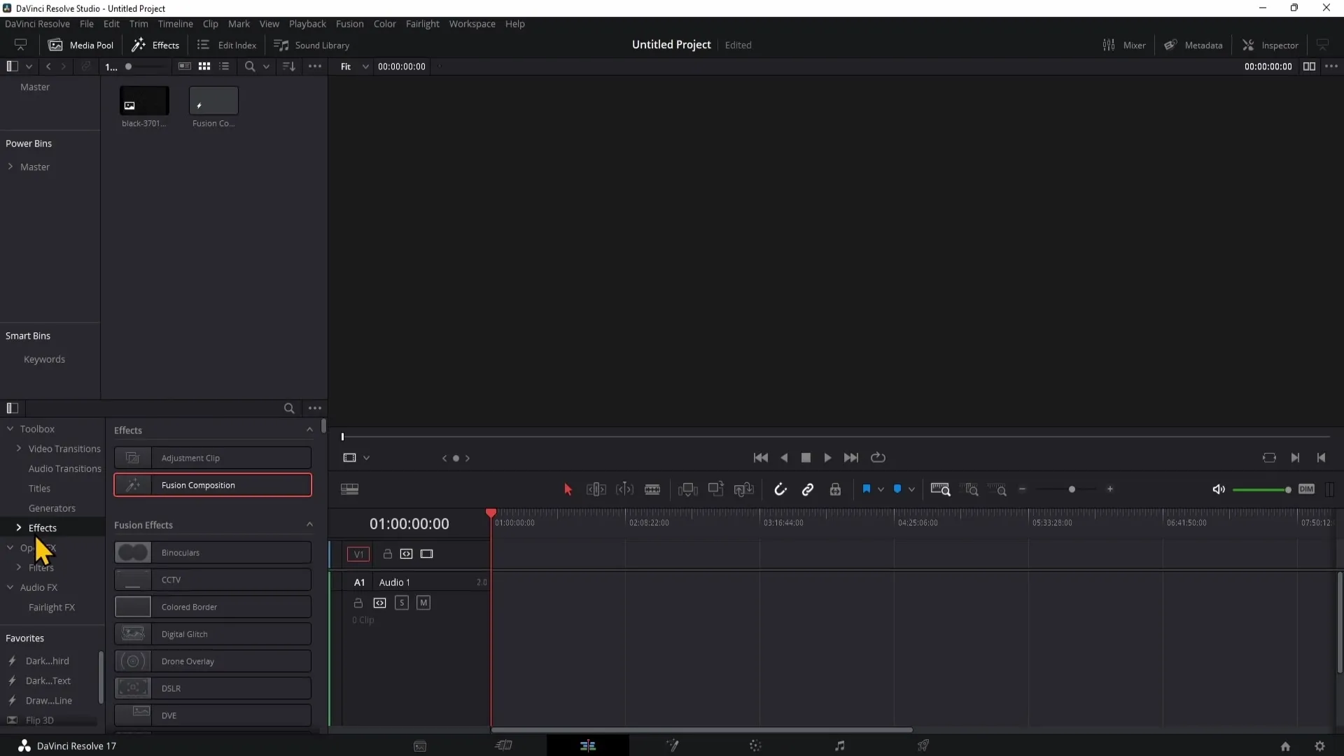 Efektīva Fusion kompozīcijas izmantošana programmā DaVinci Resolve