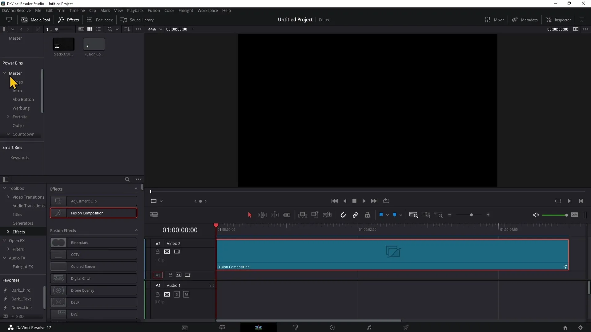 A utiliza compunerea prin fuziune în DaVinci Resolve eficient