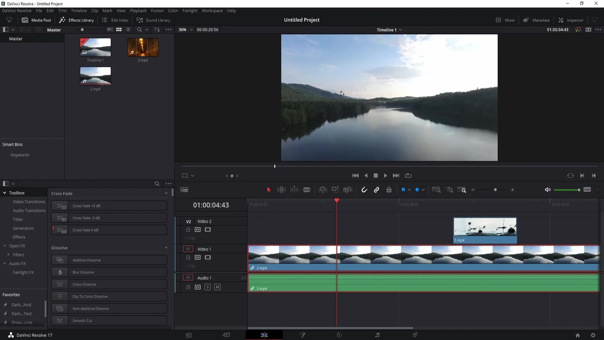 Efficient working with the dual screen in DaVinci Resolve