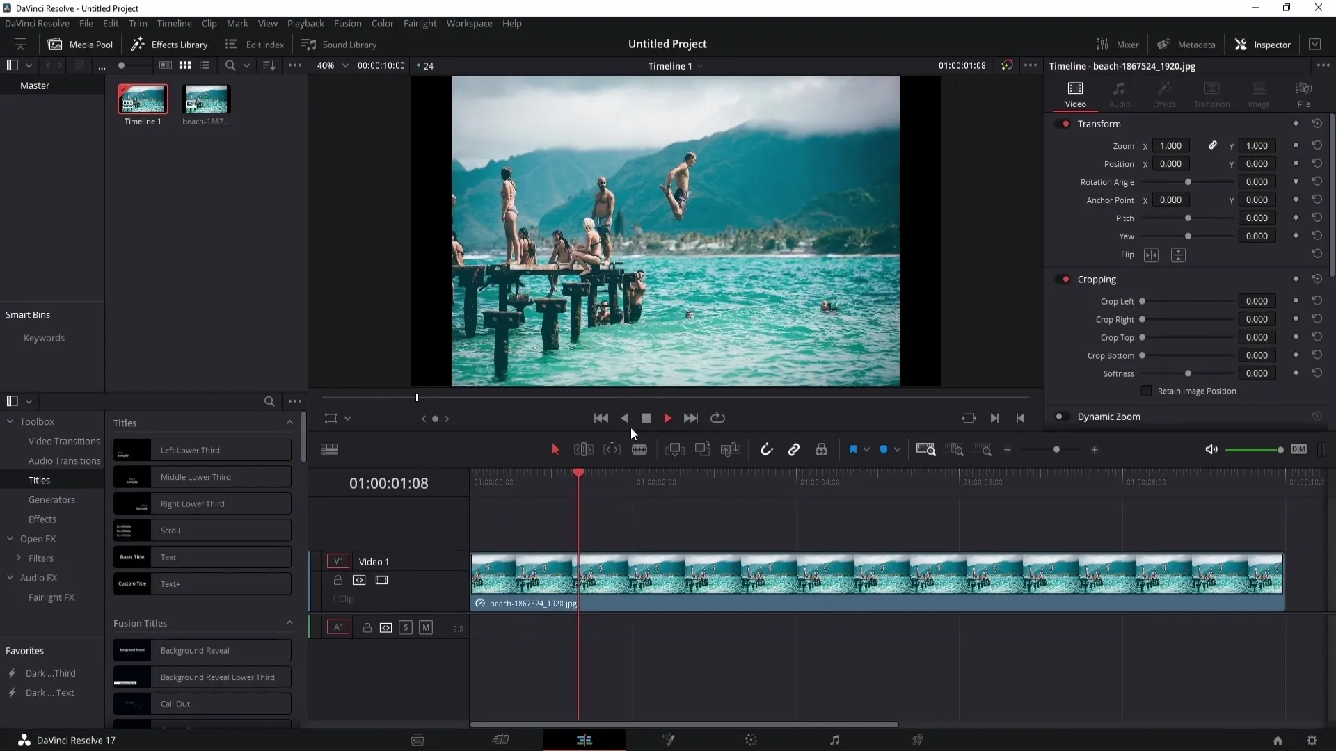 Kuasai keyframes di DaVinci Resolve untuk animasi yang mengesankan