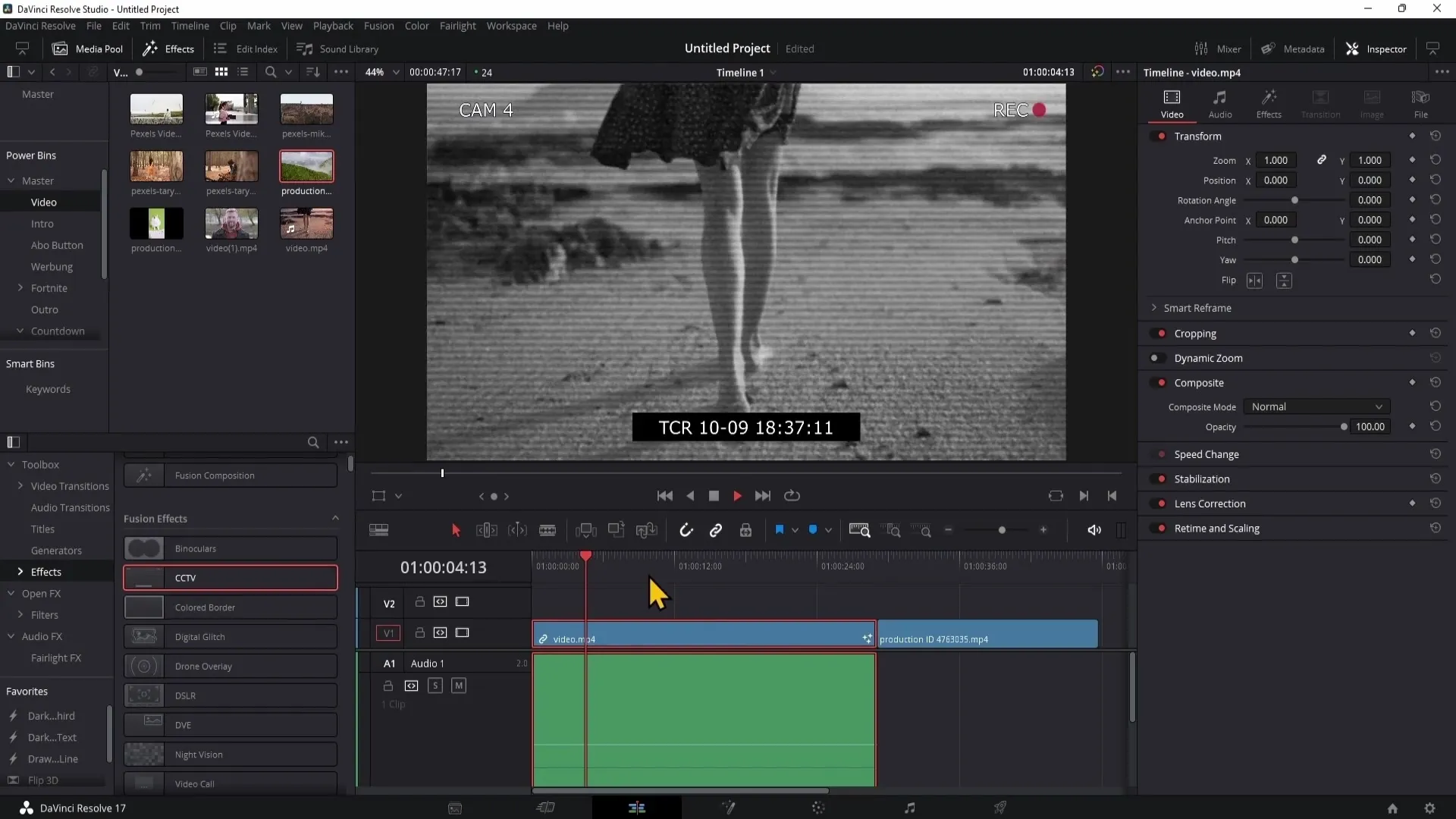 DaVinci Resolve'da birleşim efektleri için en iyi ipuçları