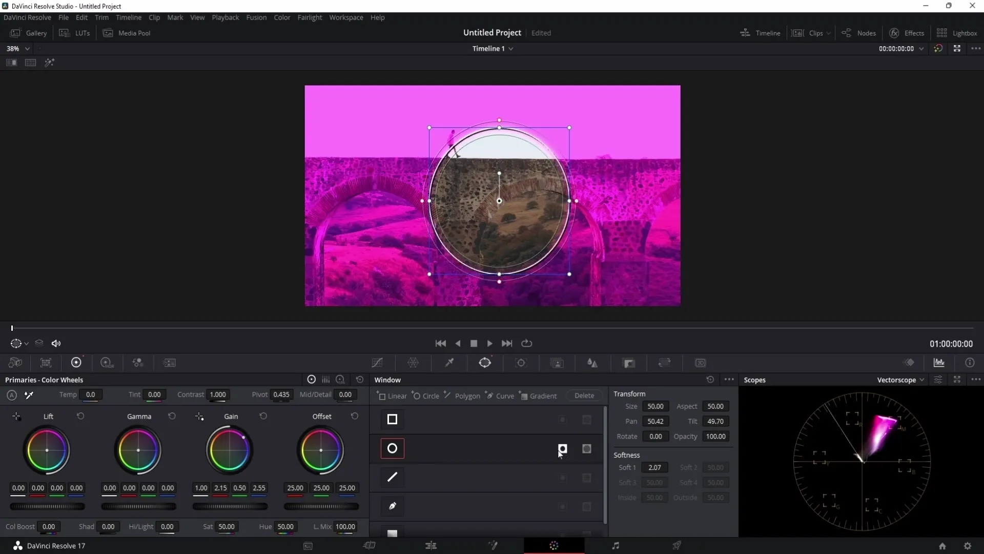 Dettagliate istruzioni su maschere in DaVinci Resolve