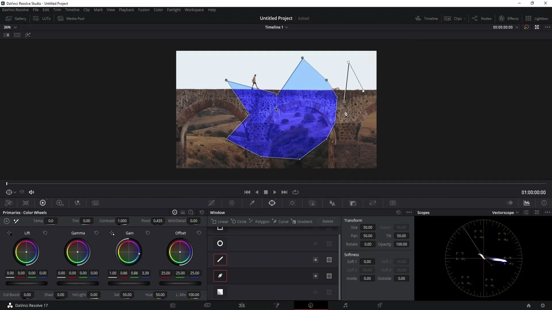 DaVinci Resolve'da maskeler için detaylı kılavuz