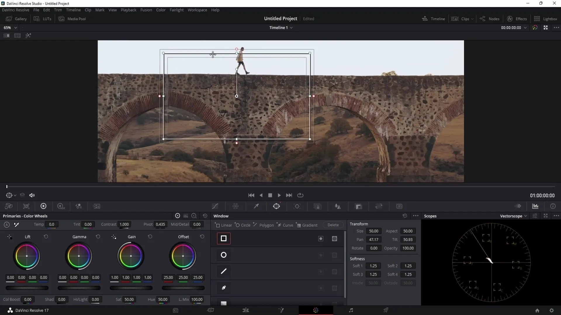 DaVinci Resolve'da maskeler için detaylı talimat