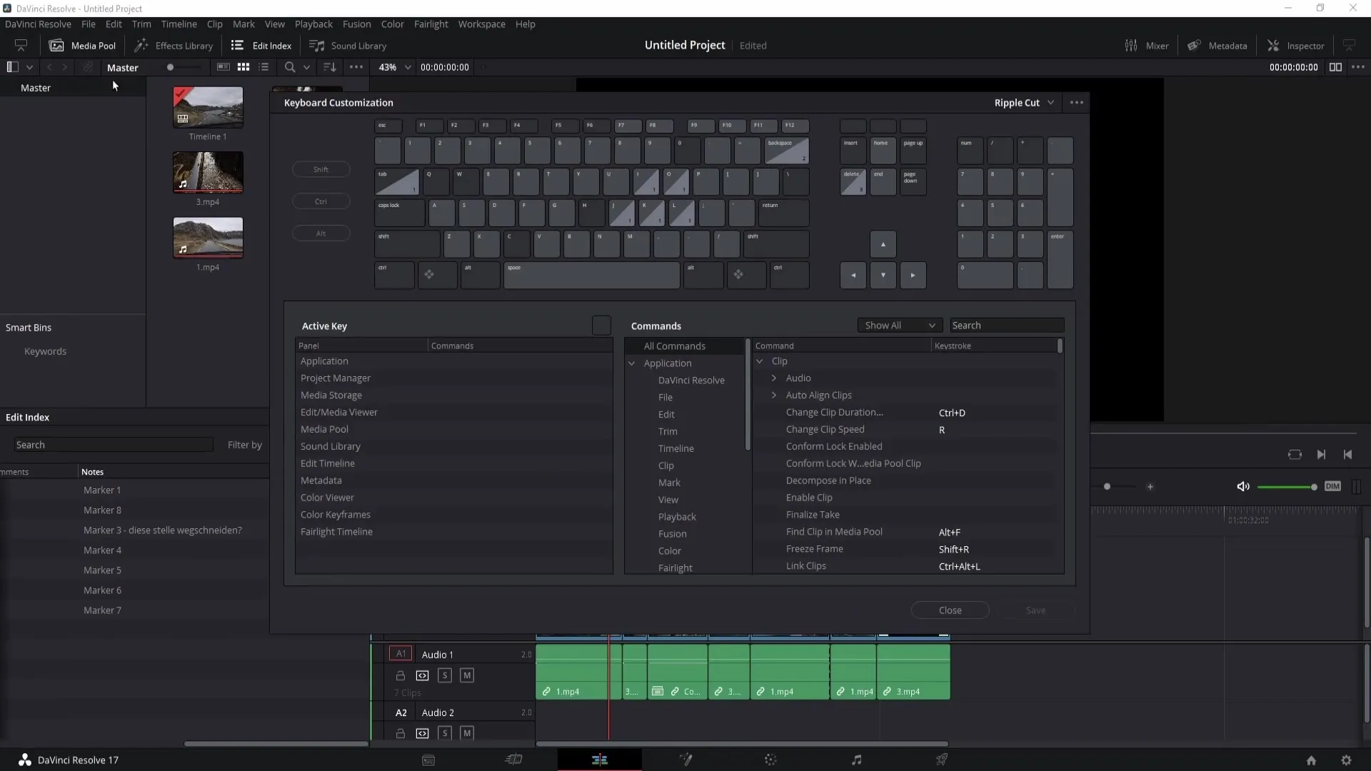 DaVinci Resolve: Effiziente Nutzung von Flaggen und Markern