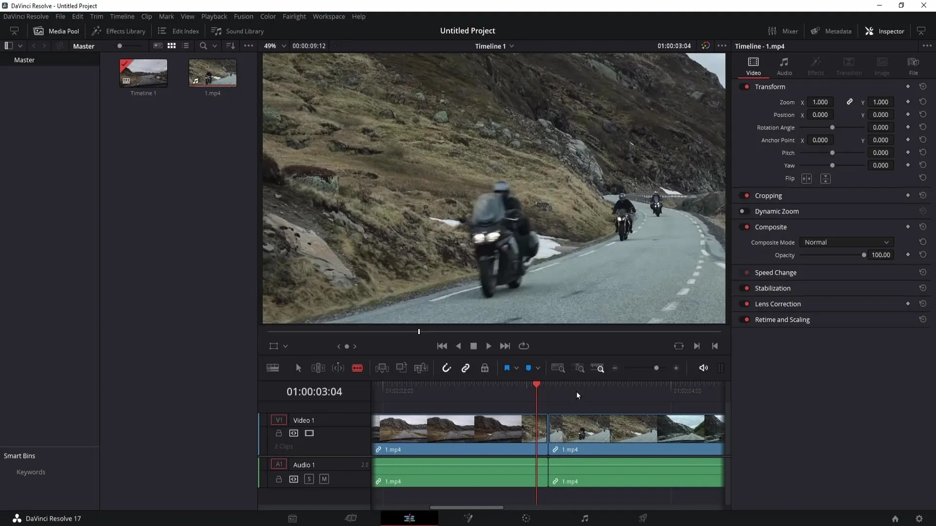 Effective use of jump cut and smooth cut in DaVinci Resolve