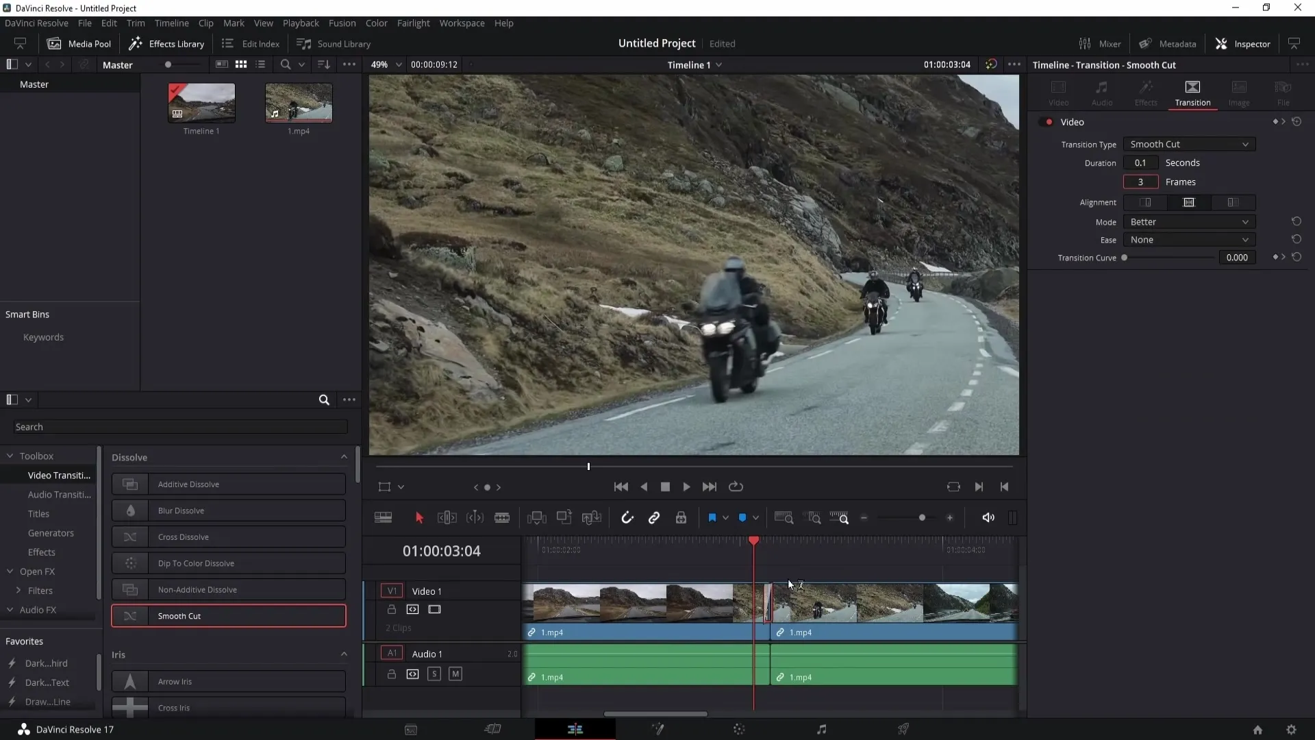 Utilizarea eficientă a efectului Jump Cut și Smooth Cut în DaVinci Resolve