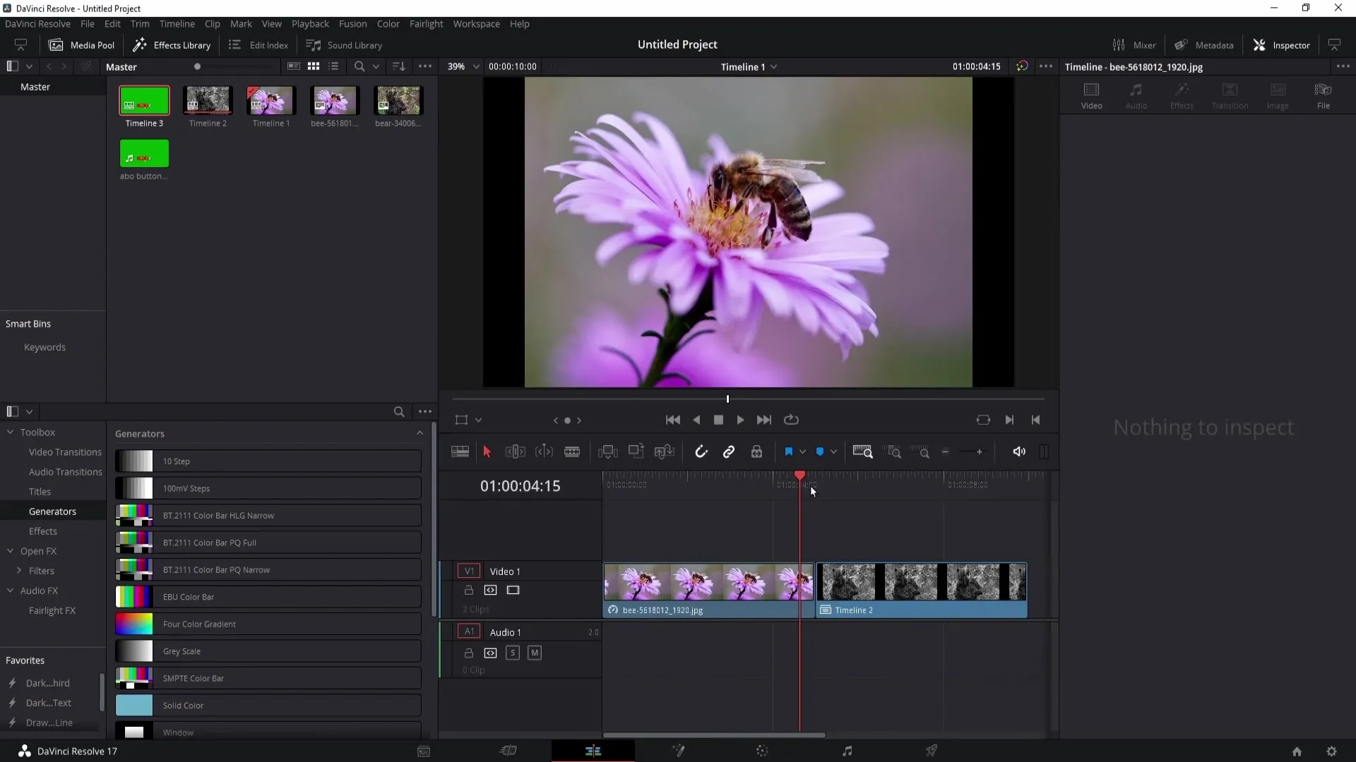 DaVinci Resolve: Panduan langkah demi langkah untuk membuat timeline