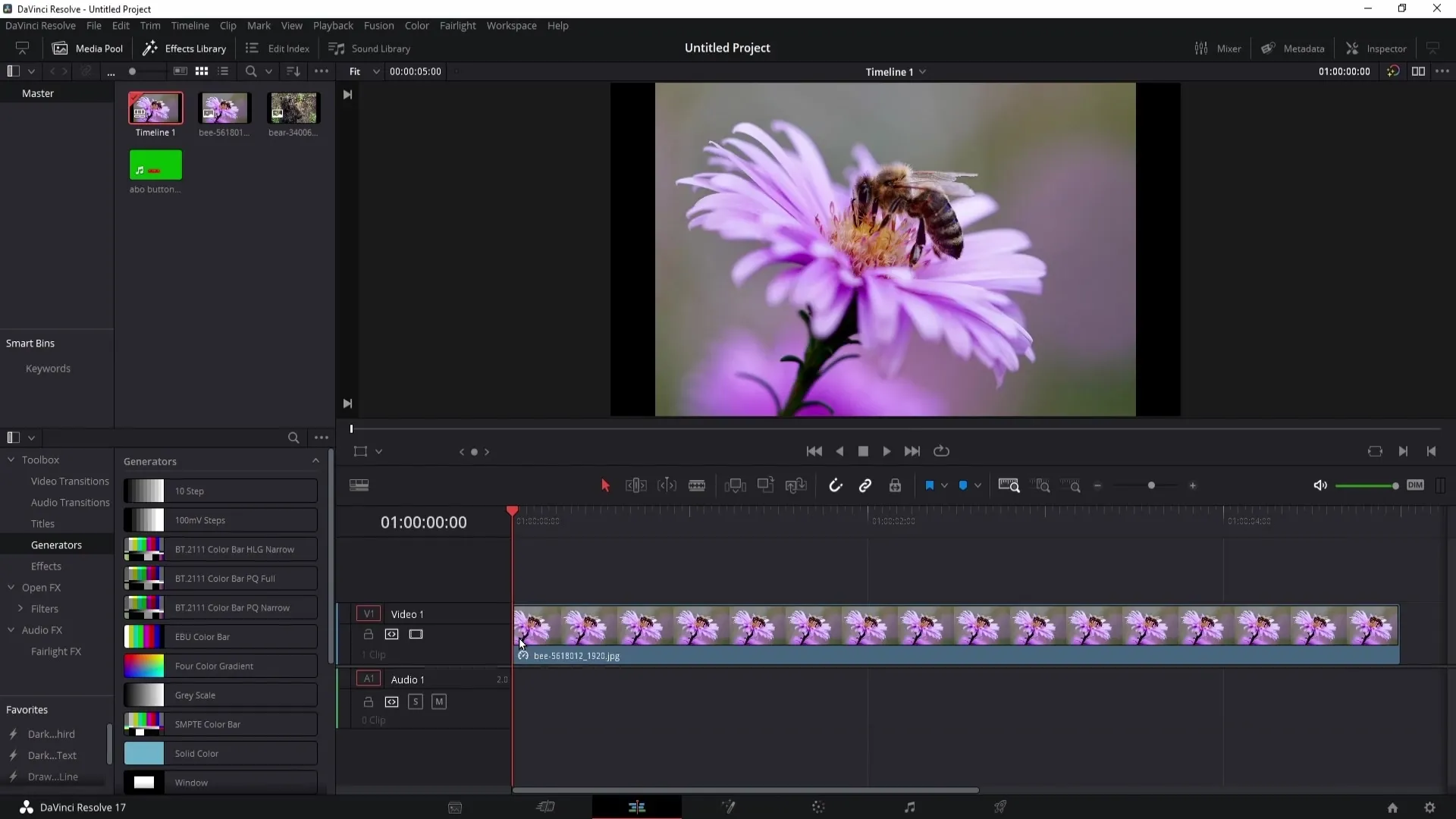 DaVinci Resolve: Una guida passo dopo passo per la creazione di timeline