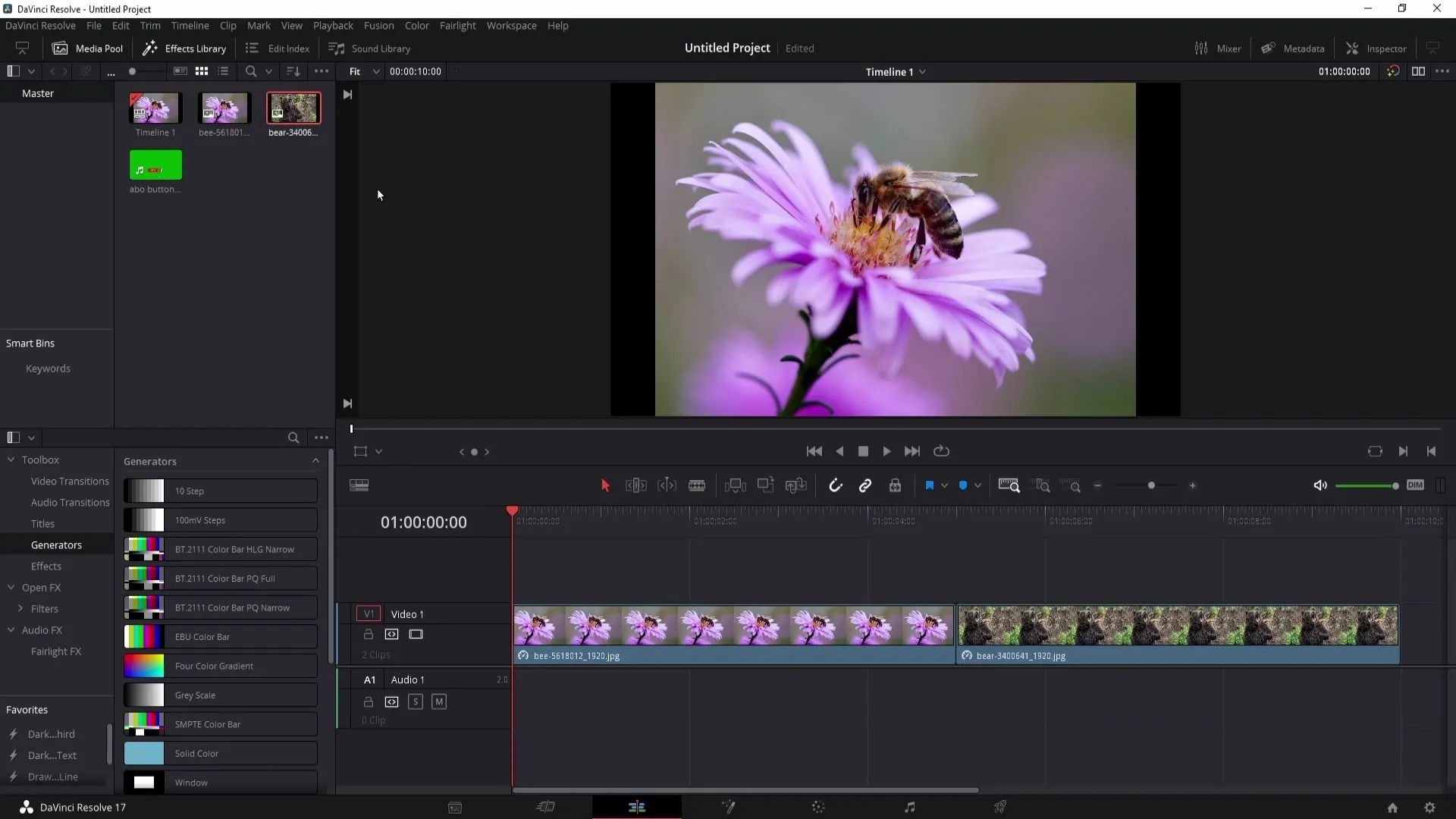 DaVinci Resolve: Timeline oluşturmak için adım adım kılavuz