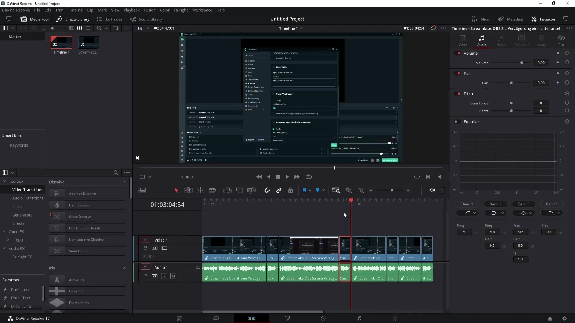 DaVinci Resolve: Duplicating Clip and Audio made easy