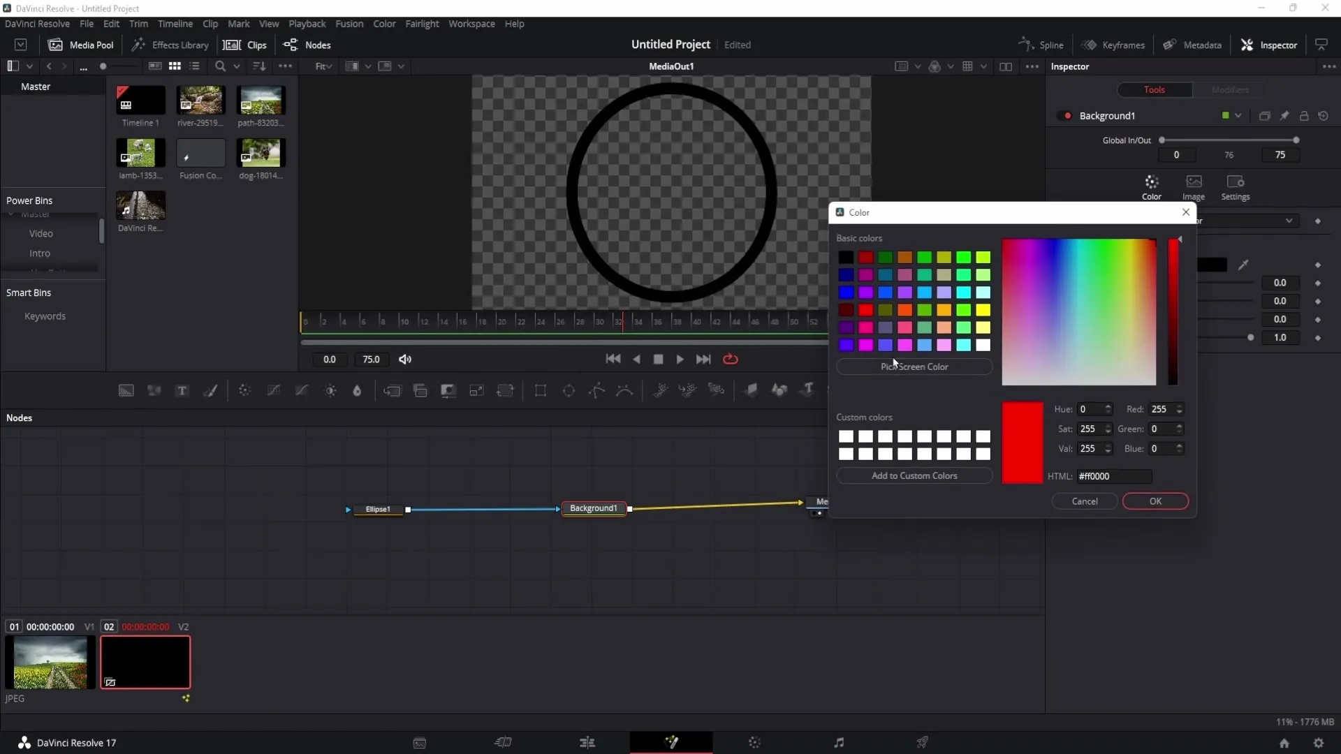 Bentuk kreatif dalam DaVinci Resolve: Panduan lengkap untuk membuat bentuk di area Fusion