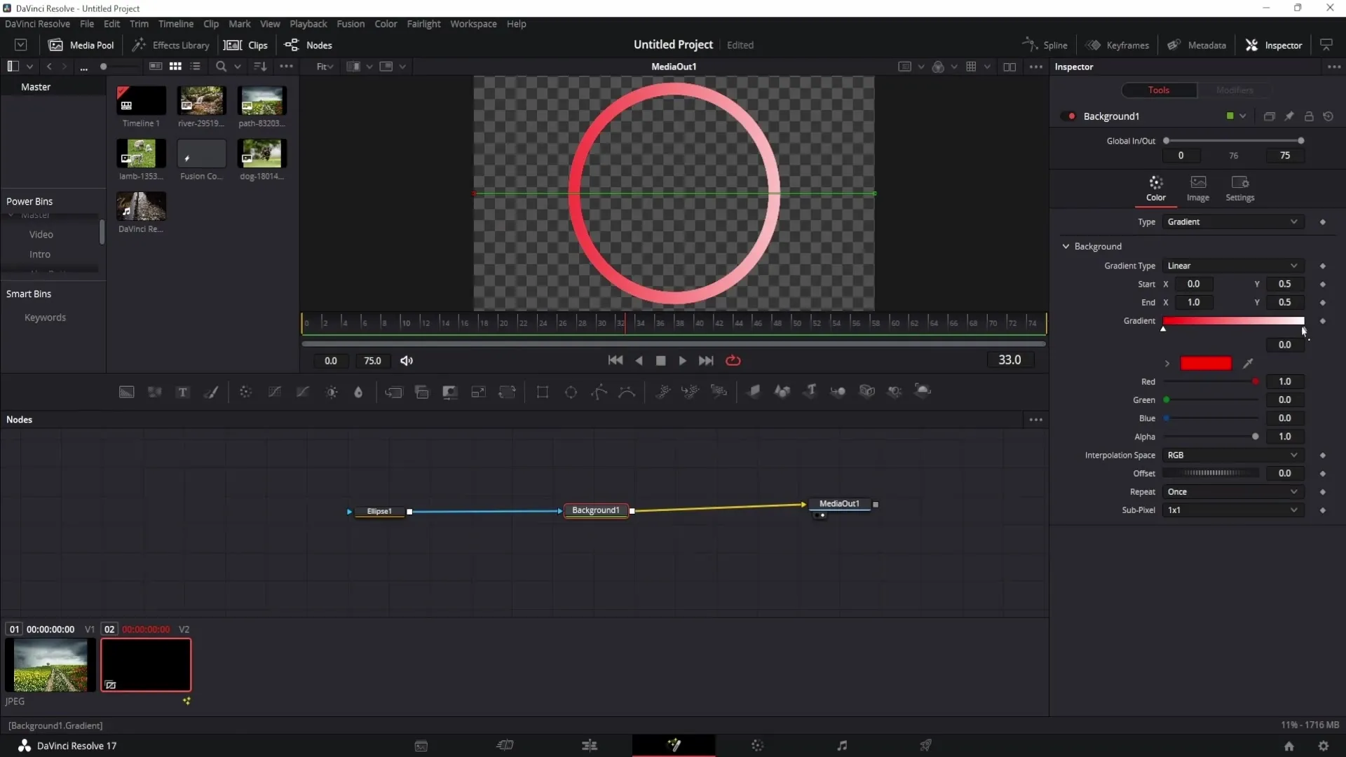 Bentuk kreatif dalam DaVinci Resolve: Panduan lengkap untuk membuat bentuk di area Fusion